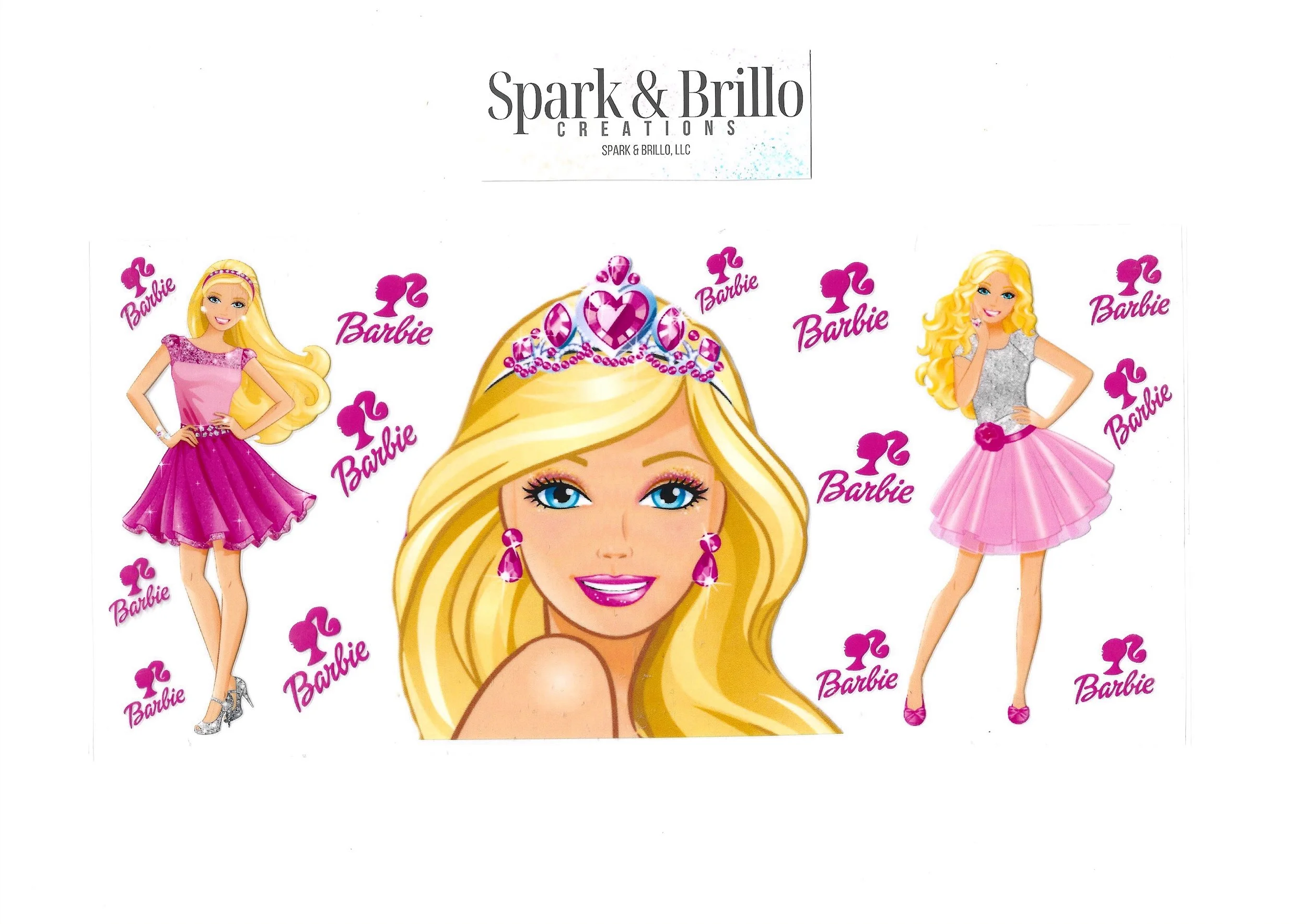 Barbie - 16 OZ UV DTF Wraps