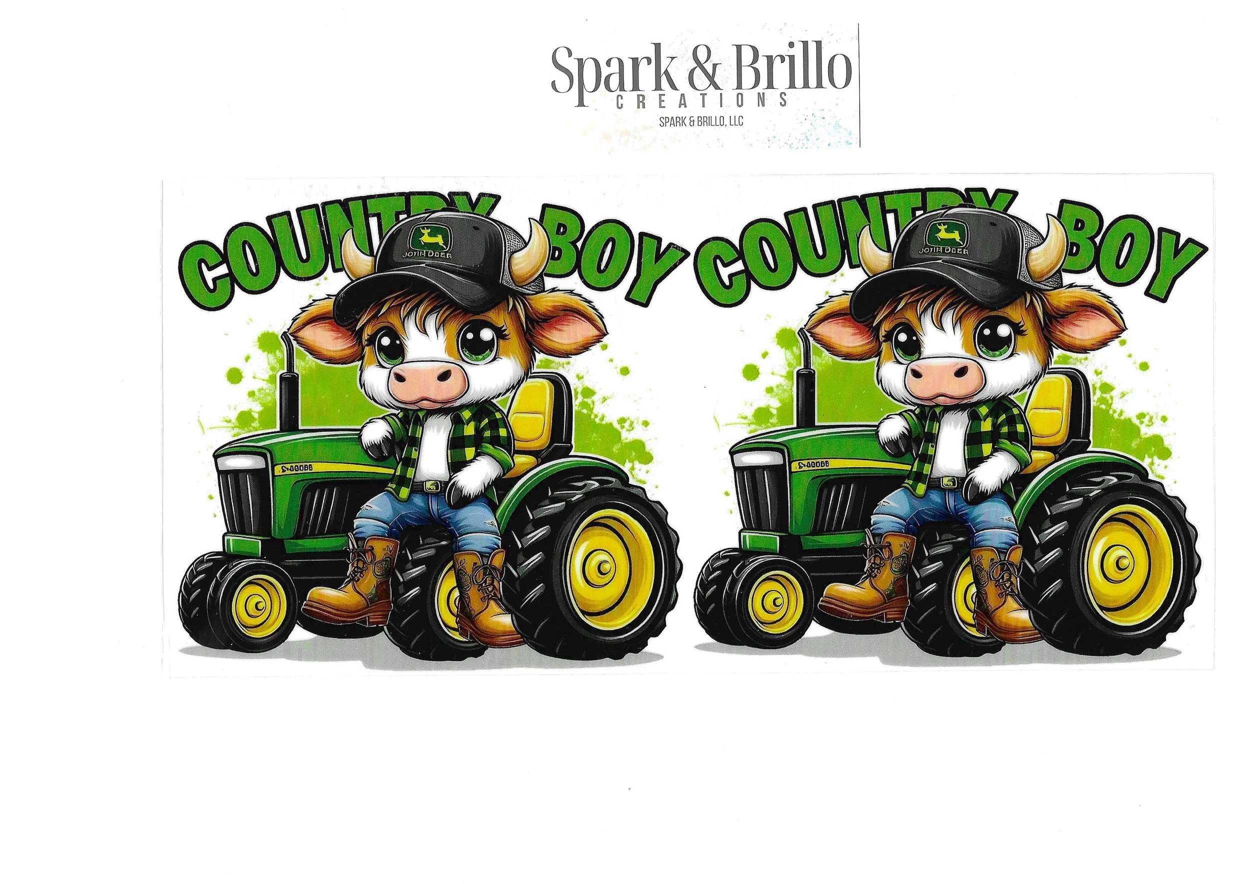 Highland Cows (Kids) -  16 OZ  UV DTF Wraps