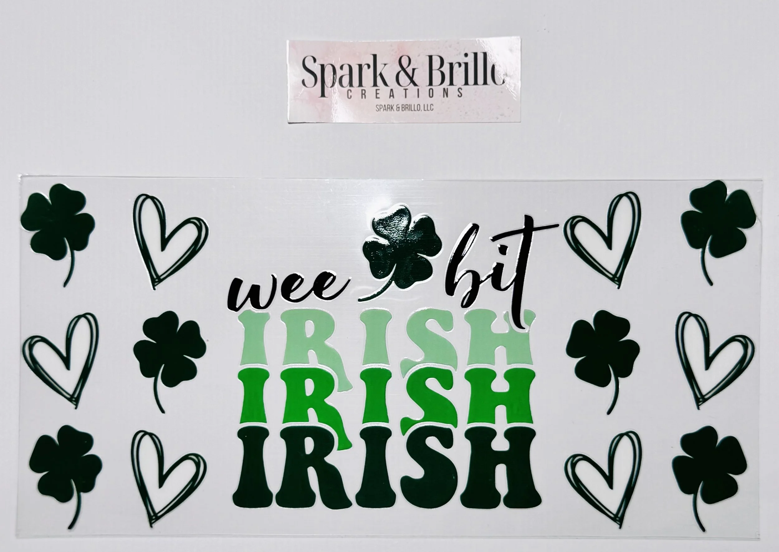 St. Patrick's Day -  16 OZ  UV DTF Wraps