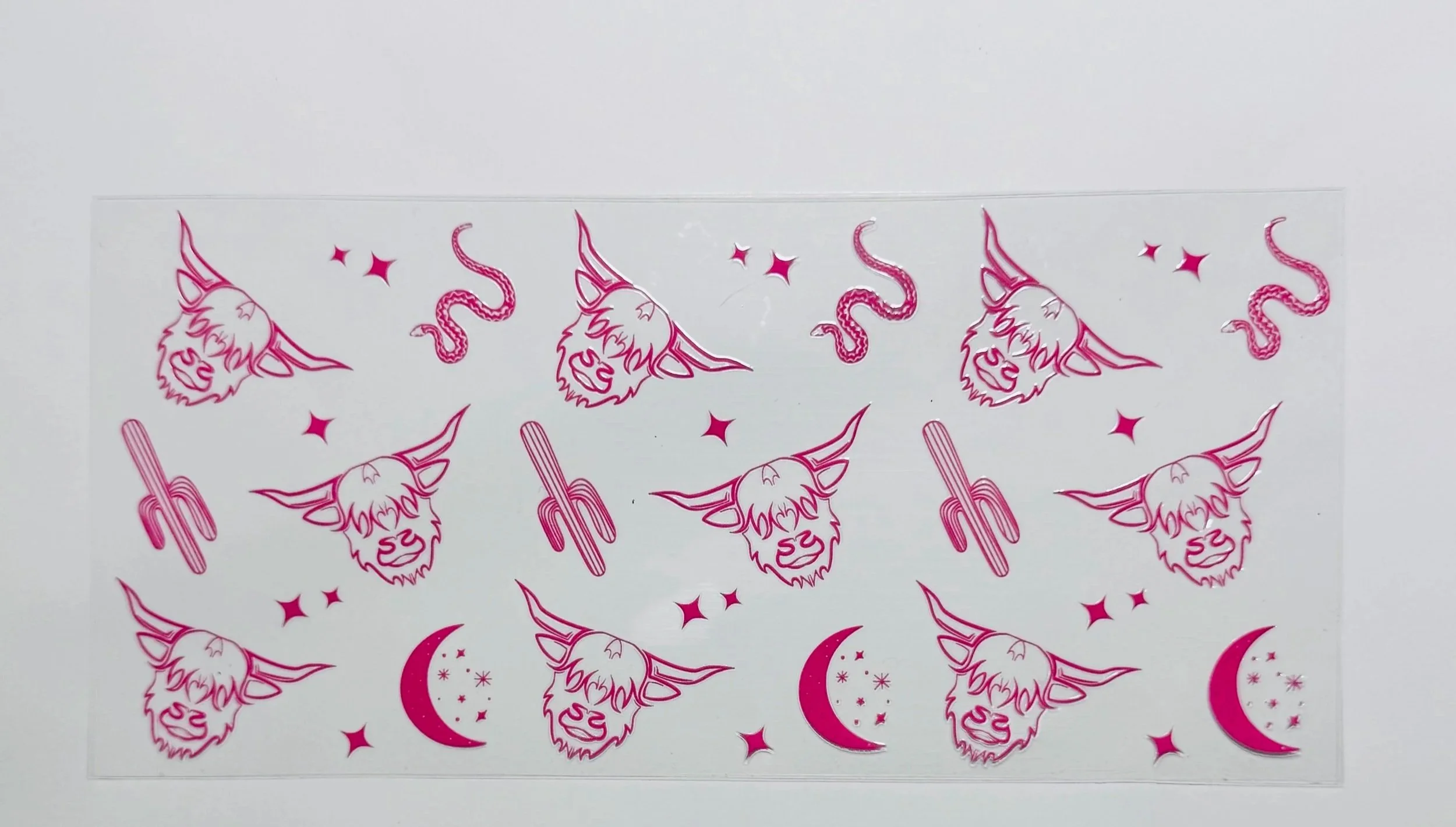 Western -  16 OZ  UV DTF Wraps