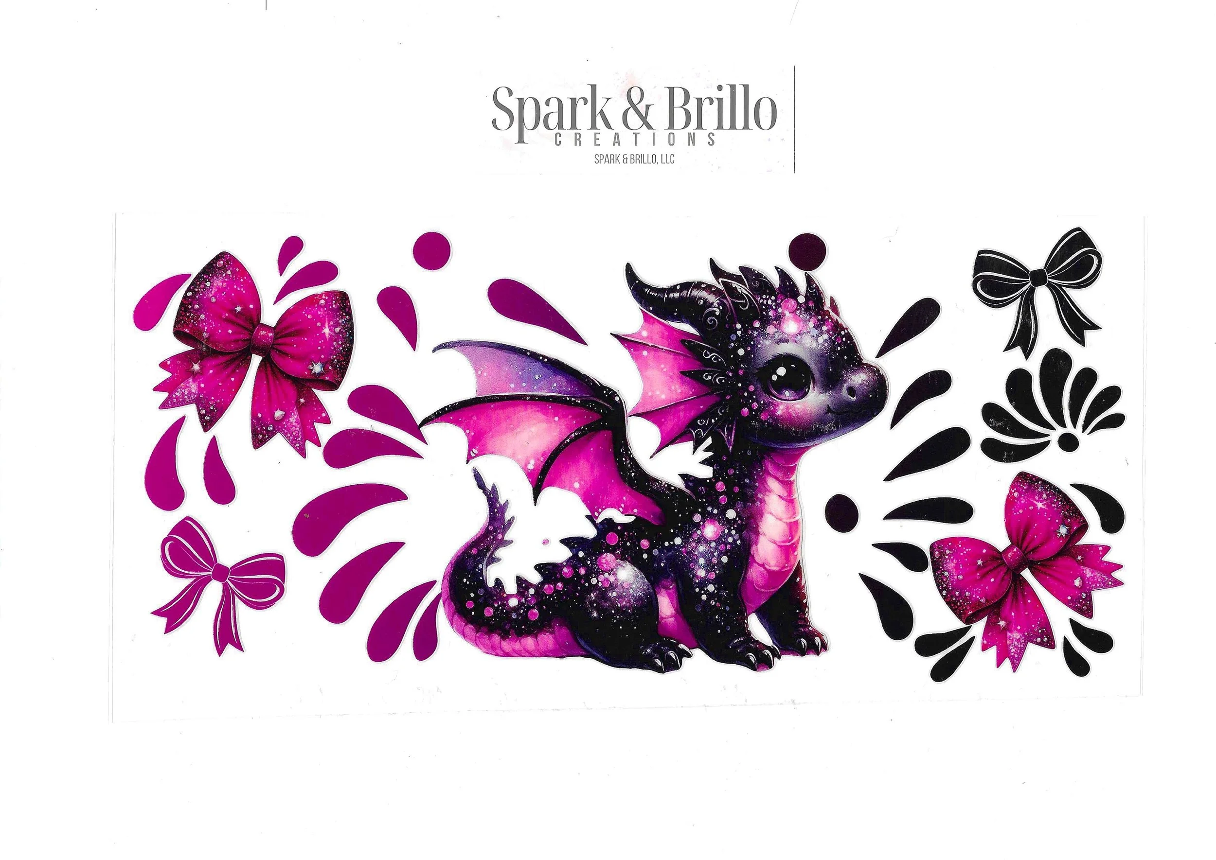 Dragons -  16 OZ  UV DTF Wraps