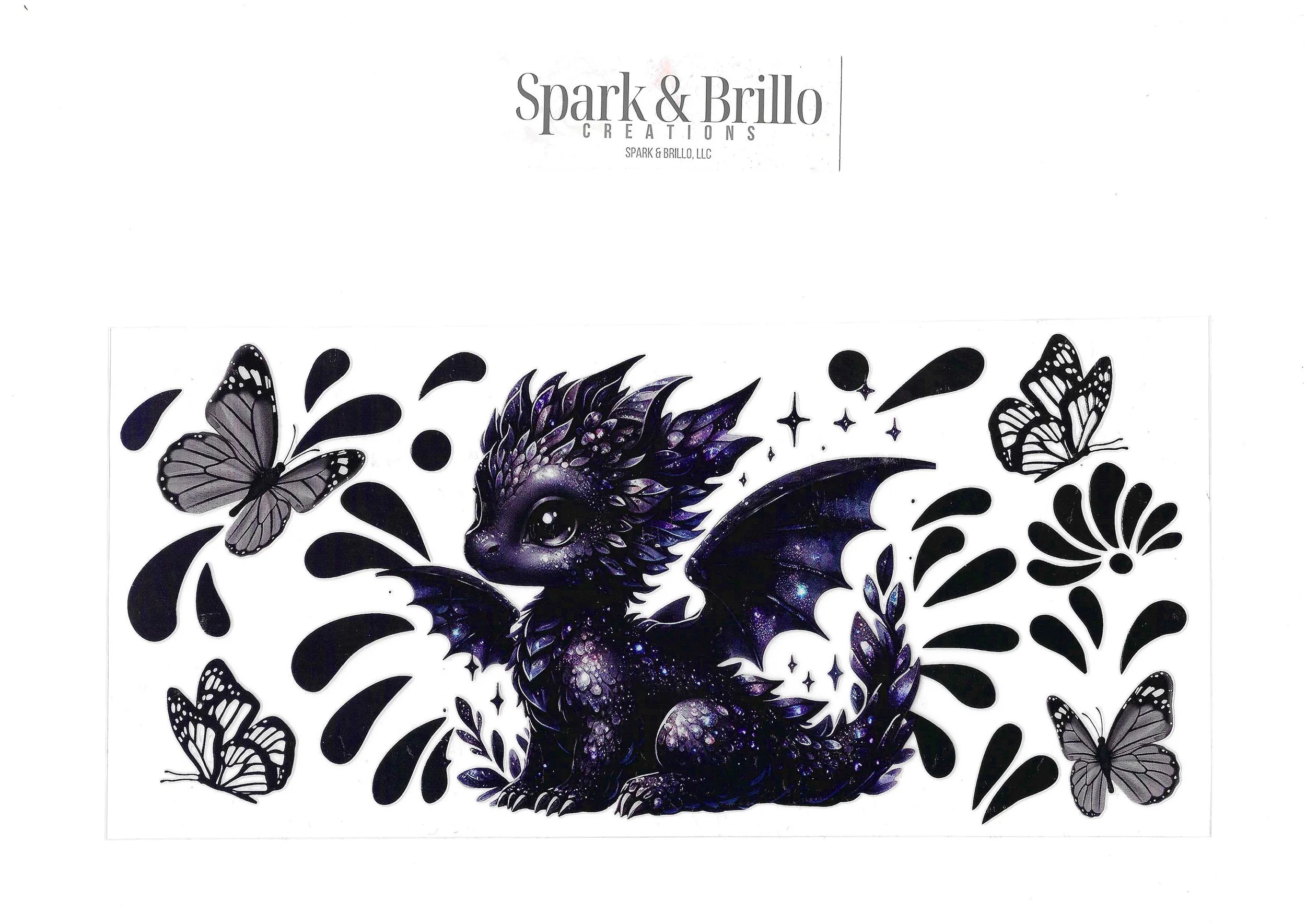 Dragons -  16 OZ  UV DTF Wraps