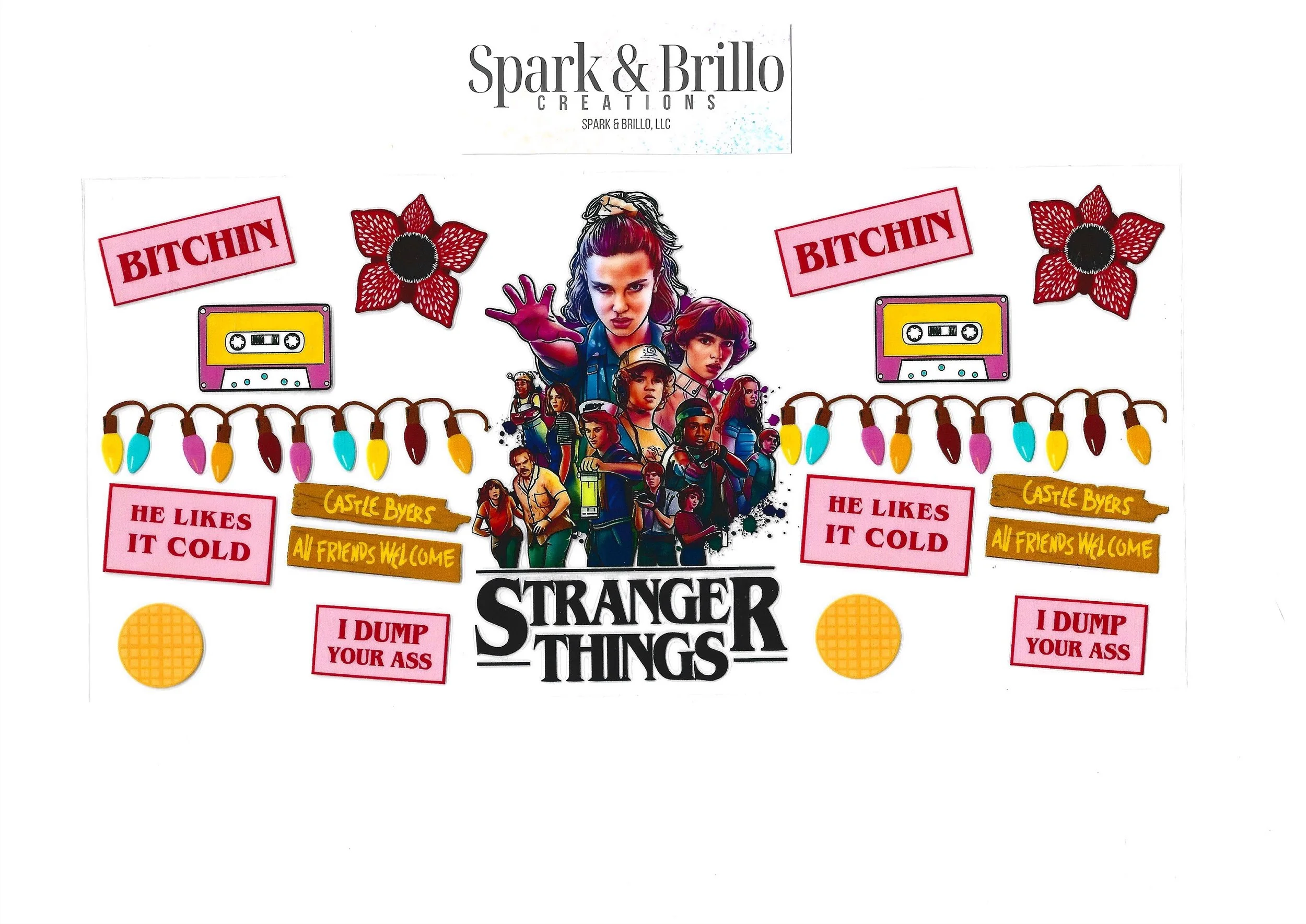 Stranger Things - 16 OZ Wraps