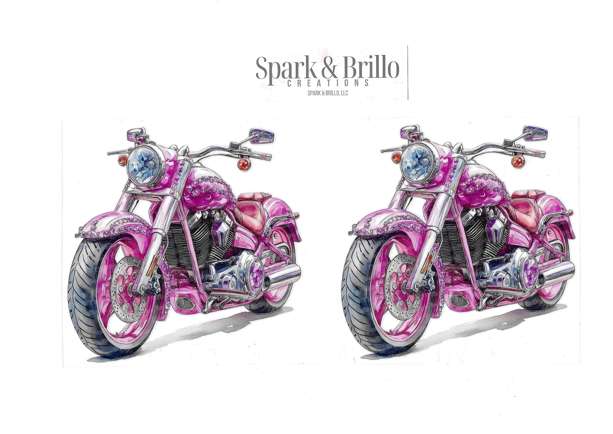 Motorcycles: Multiple Designs - 16 oz UV DTF Wraps (Copy)