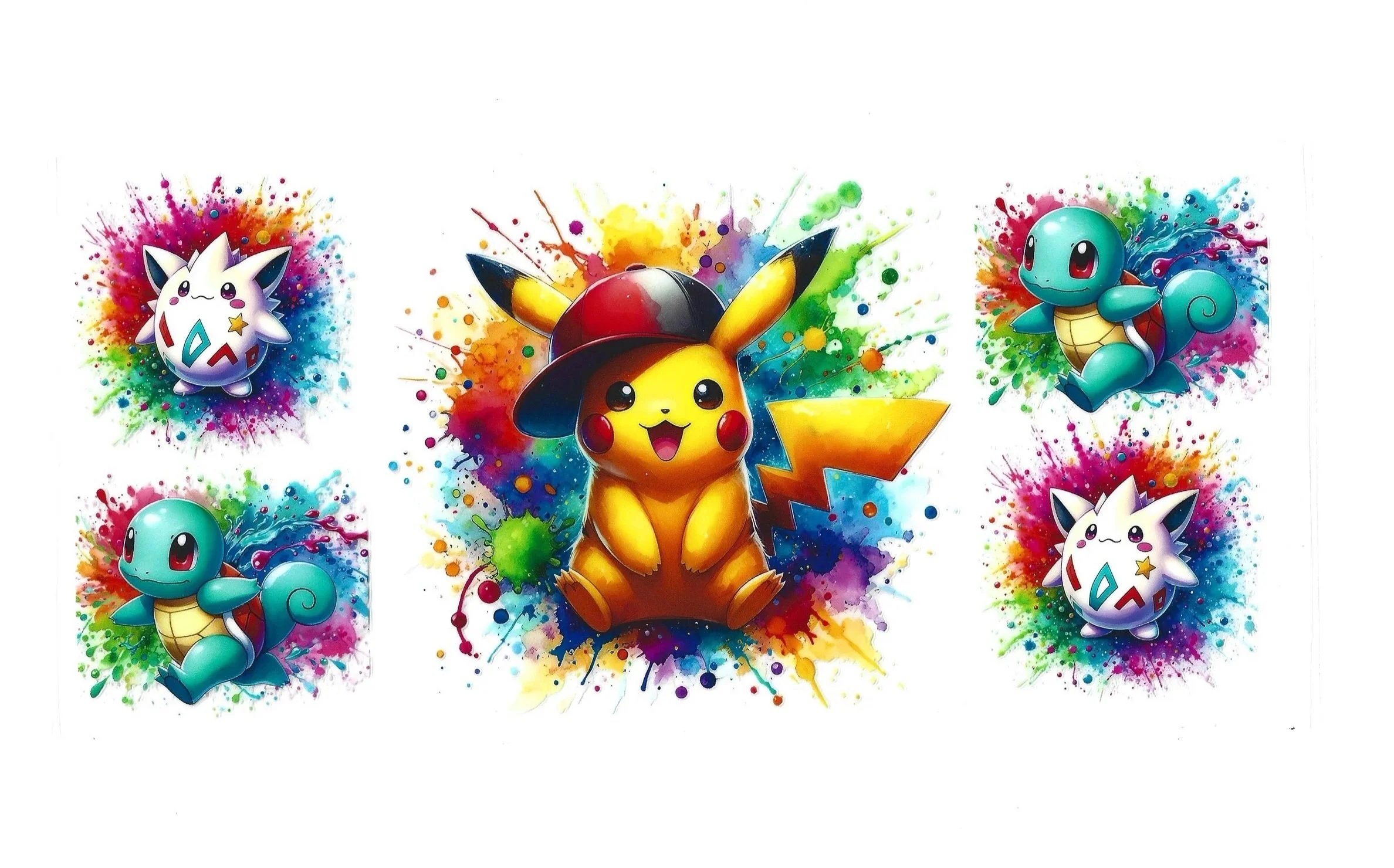 Pokemon- 16 OZ Wraps