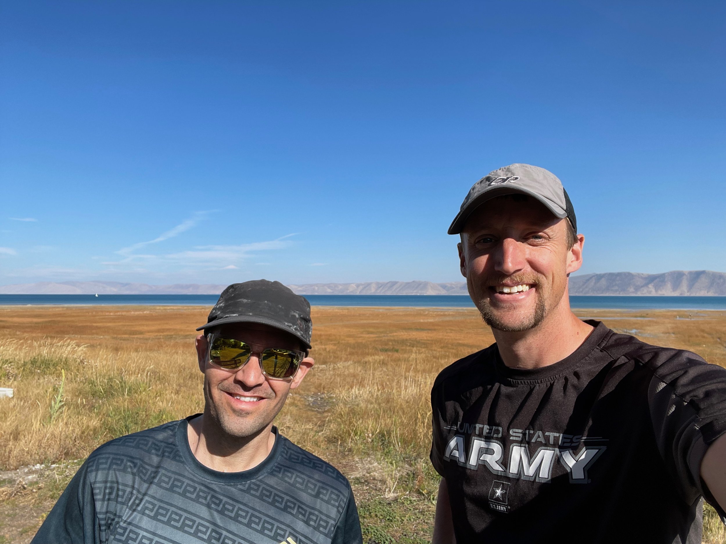 Ryan and Mark at Bear Lake, Day 1
