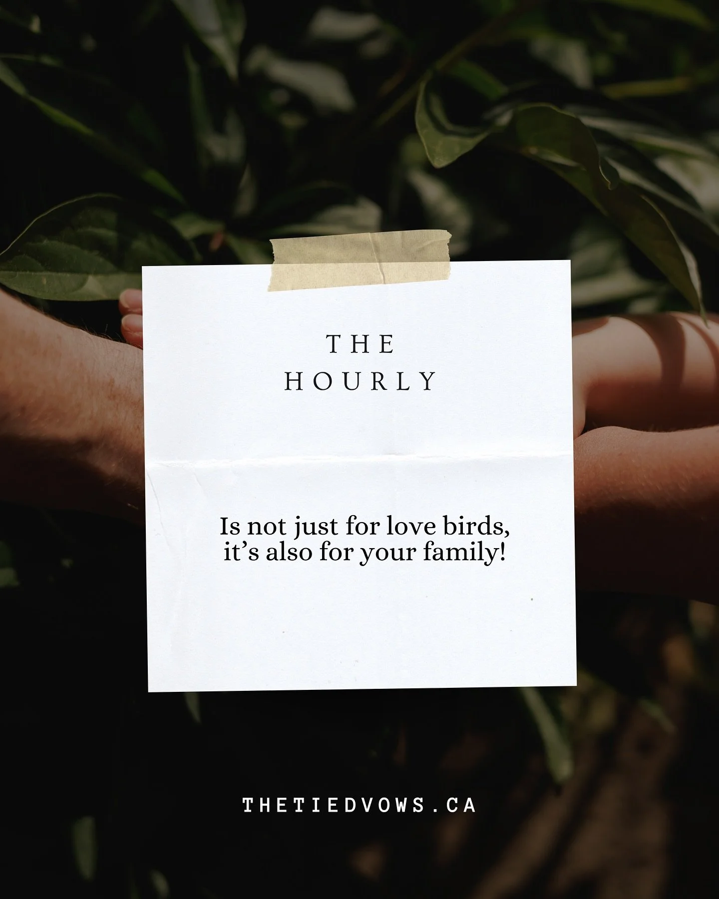 The Hourly isn’t just for love birds, it’s for your family too! ♥️
Booking in Ottawa until July 30th 2025 and accepting bookings for Quinte West ON & surrounding areas for Aug 1st 2025 and beyond!
Comment interested below ⬇️