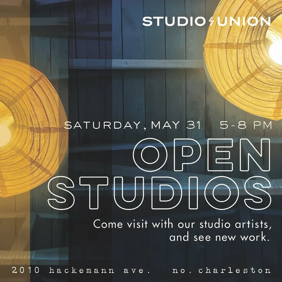 THE LAST DAY OF MAY✨
SATURDAY 5-8pm
Join us as we fling open our doors and have a big ole art party. At the height of Charleston&rsquo;s festival season, our resident artists will have new work and a market for collecting. We&rsquo;ll also have refre