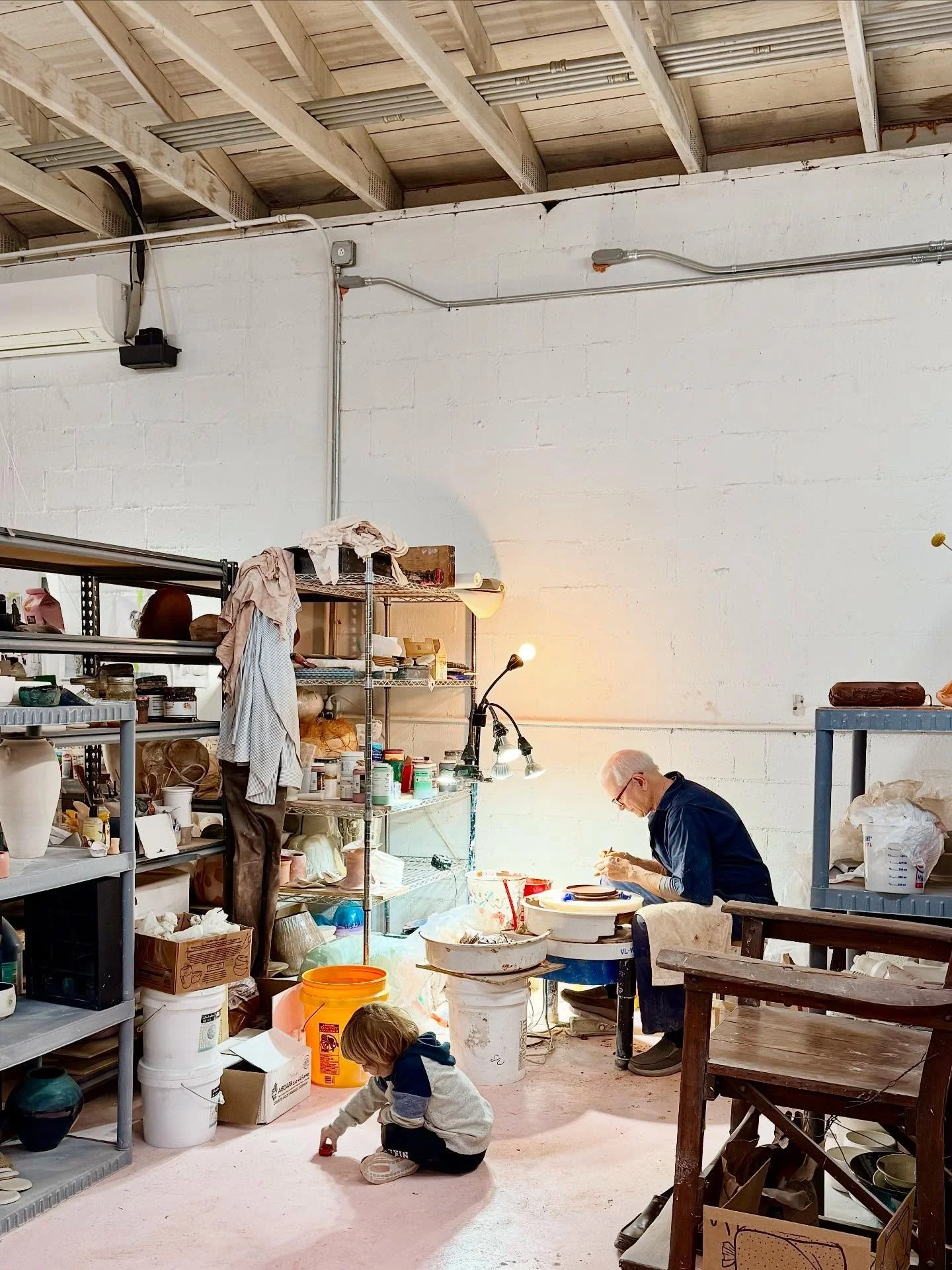 We are sad to share that Studio Union has lost a beloved one of our community. 
Equal parts F-bomb chum and father figure that you wanted to make proud, Sam Woodward has been one of our ceramic artists for many years. 
He had a tender heart and was b