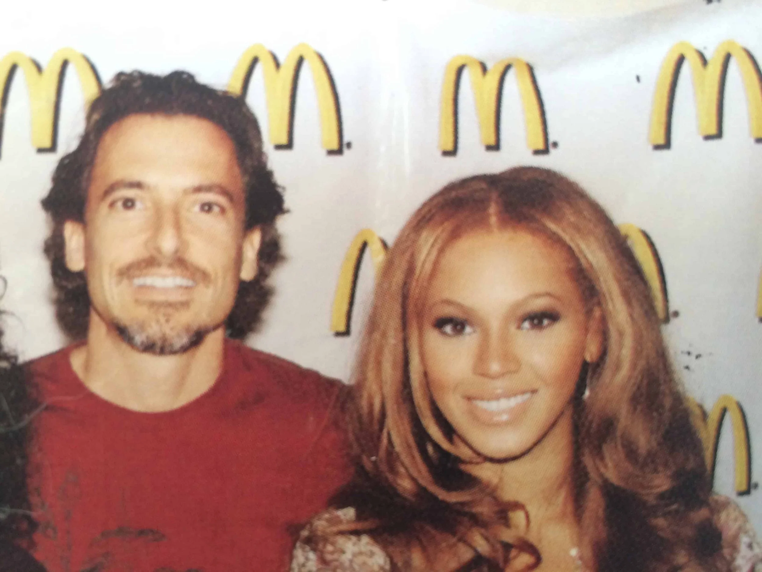 Beyonce and I before her Staples Center concert where my nephew Jess and I sat front row.