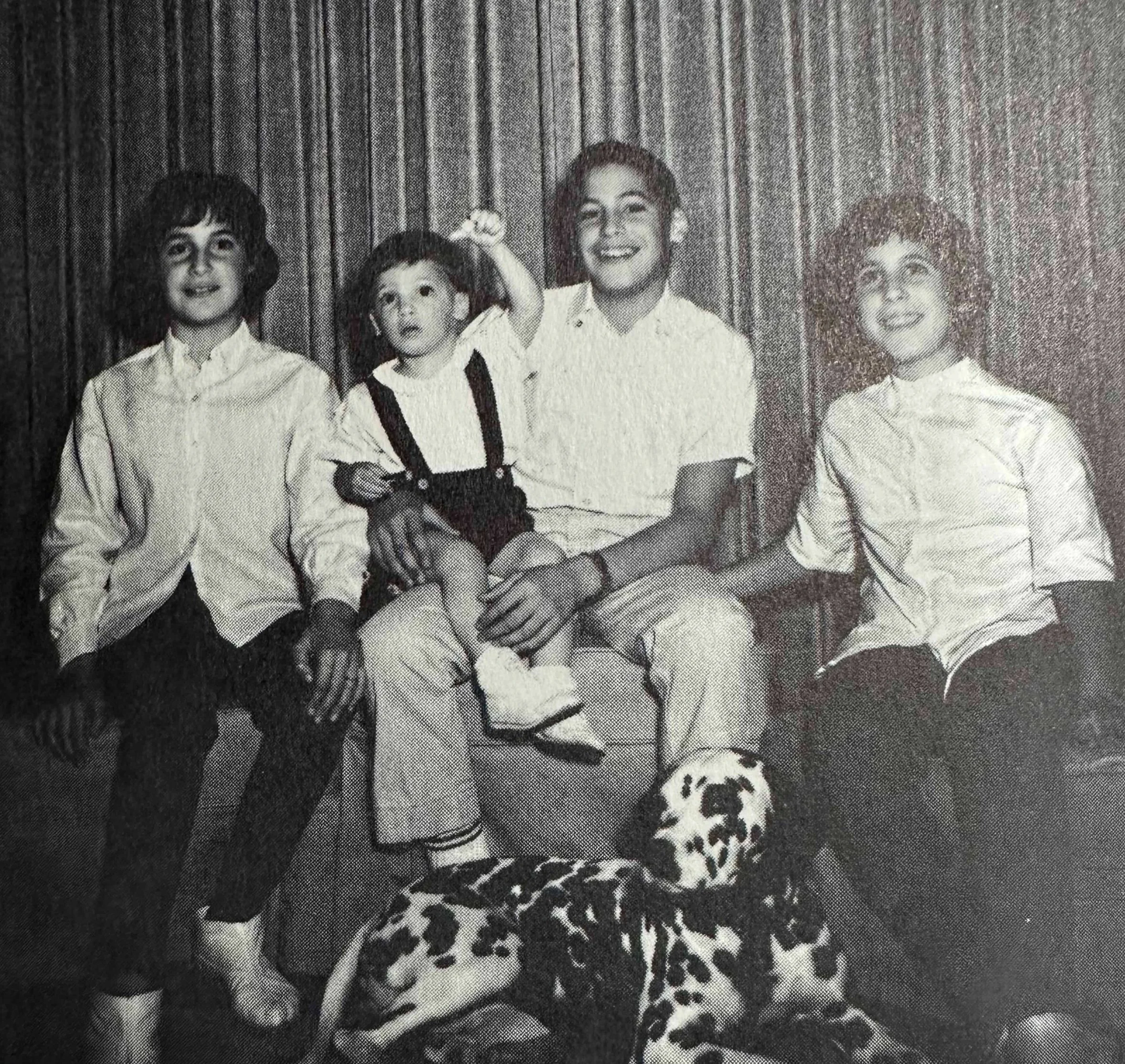 Early days of Robbie. Christmas!