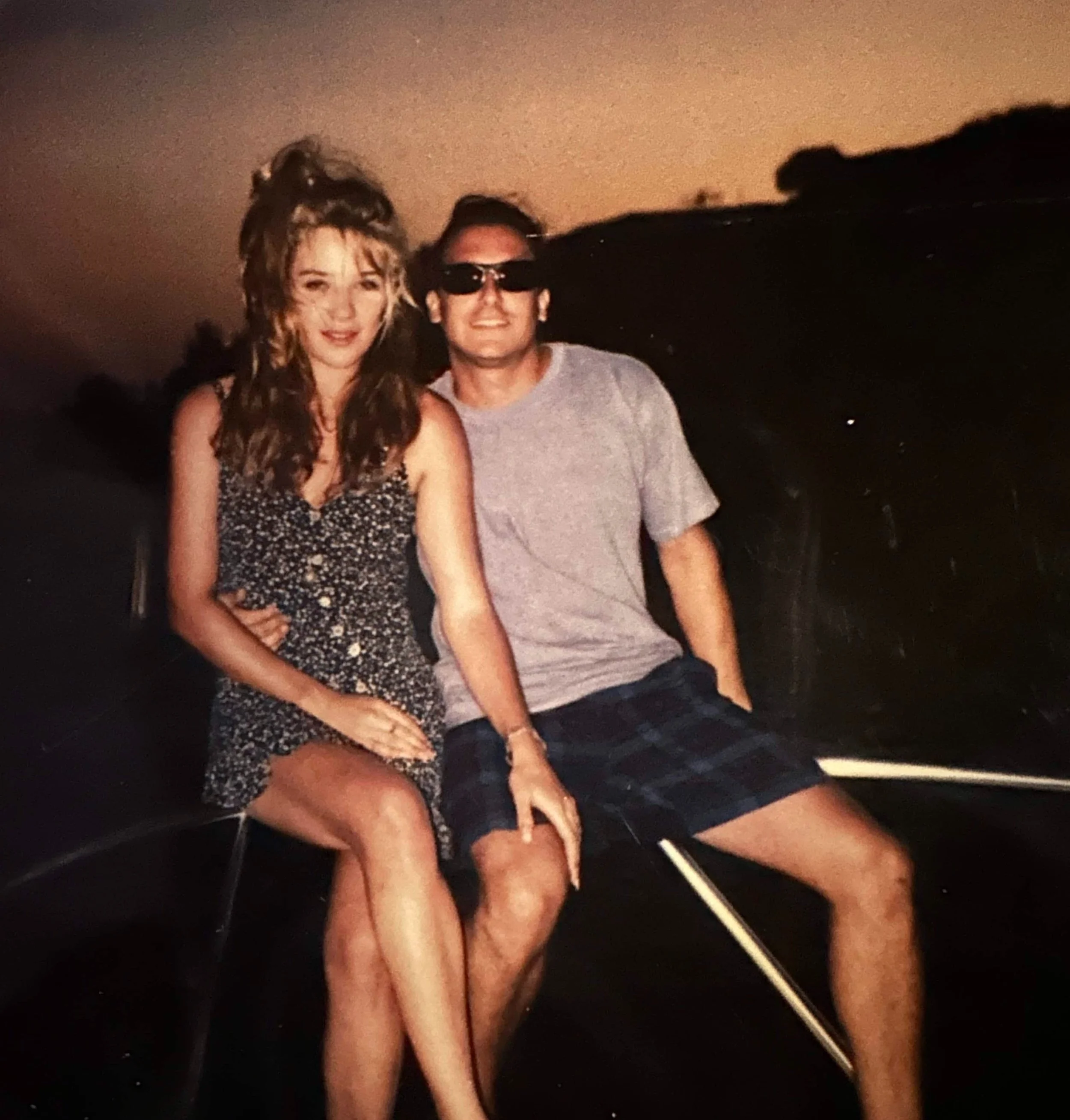 My girlfriend Martita in the early 90s on the bow of her dad’s yacht. RIP.