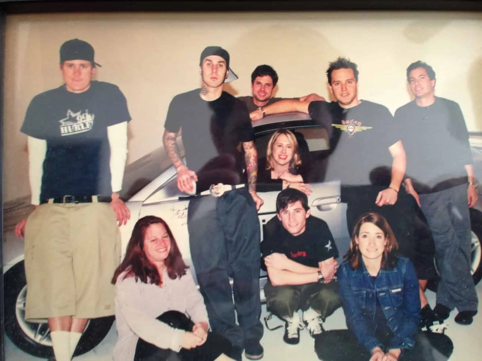 The initial photo shoot for the Honda Civic Tour with blink-182, their management and my Marketing Factory team.