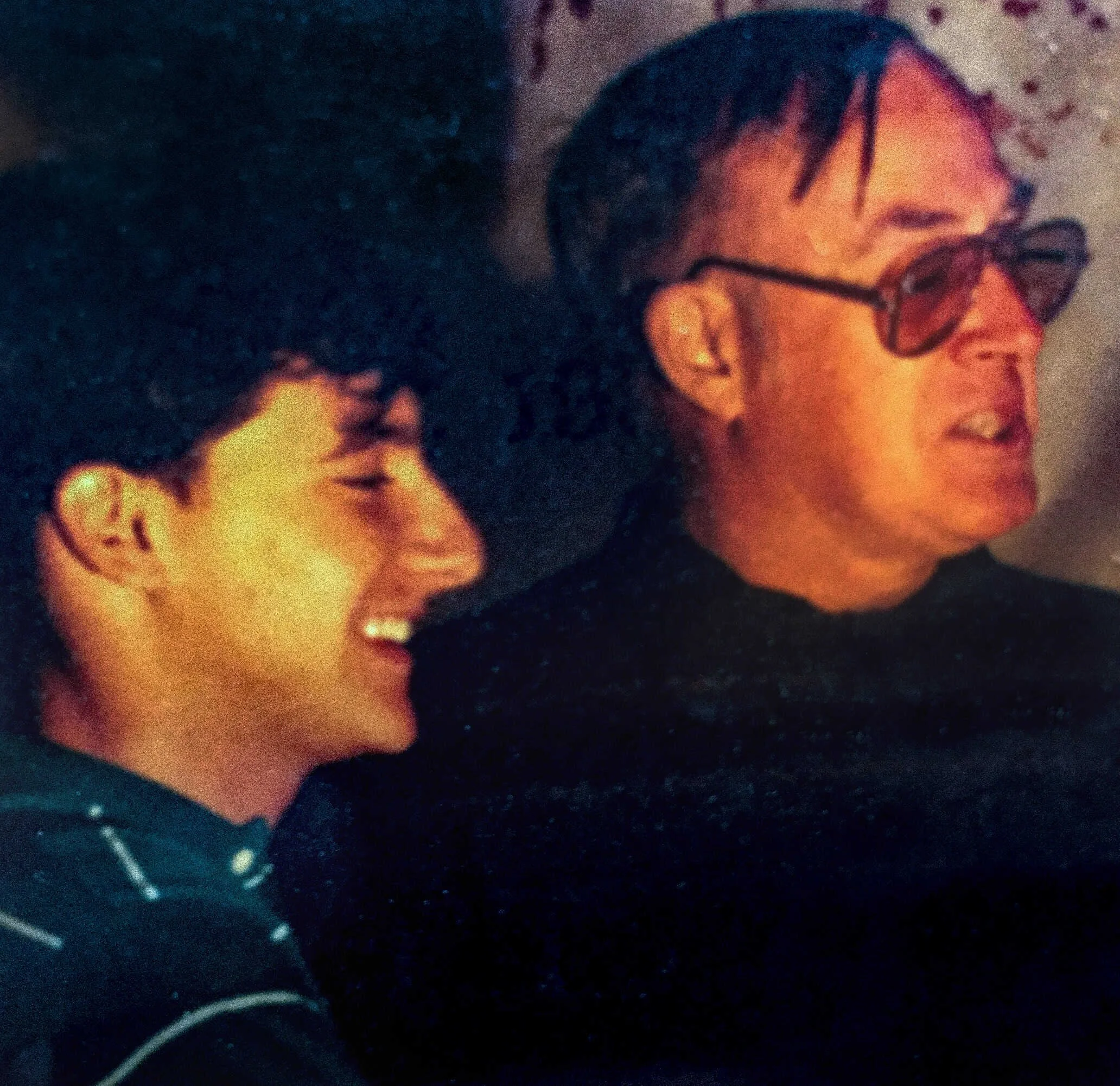 With the one and only Hunter S. Thompson in San Diego, moments before his appearance on January 30, 1988 – Super Bowl XXII weekend. This speaking event was one of the highlights of my work with Bill Silva Presents.