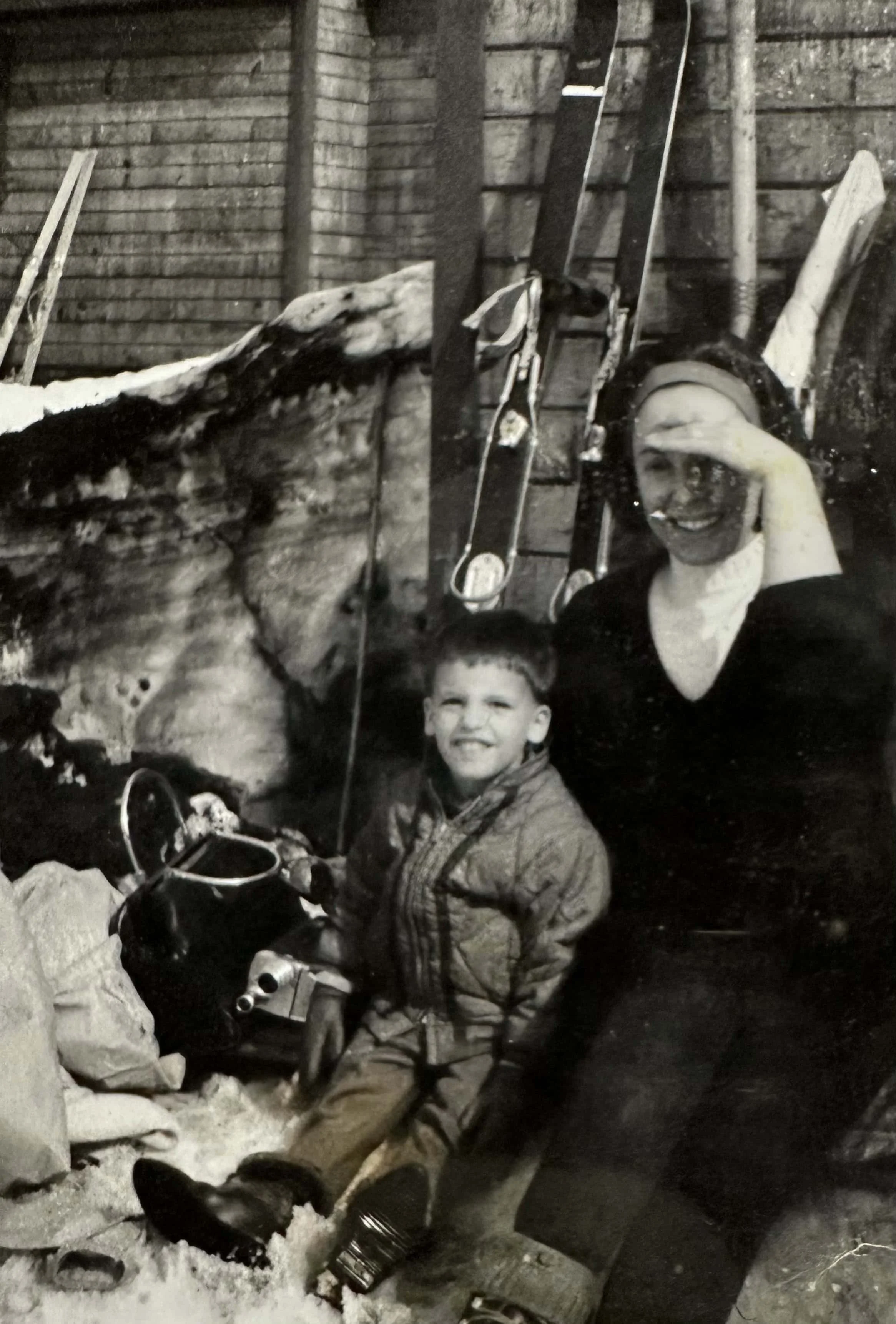 Snow shot with me and my mom in Lake Tahoe in the early 60s.
