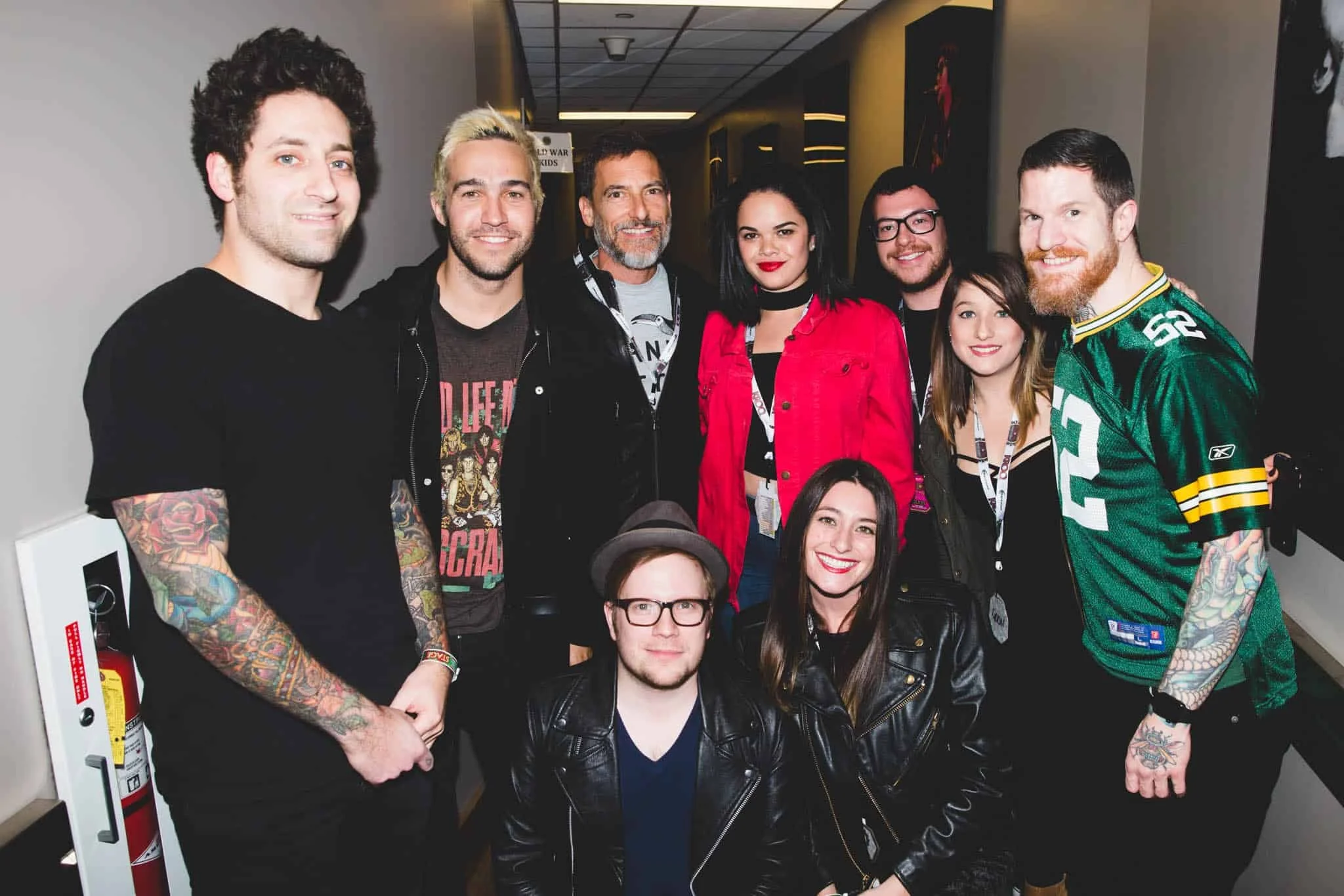 Me with Fall Out Boy and my nephew Zach and his partner Lauren, plus my buddy Jay’s daughter Brooks and her friend.