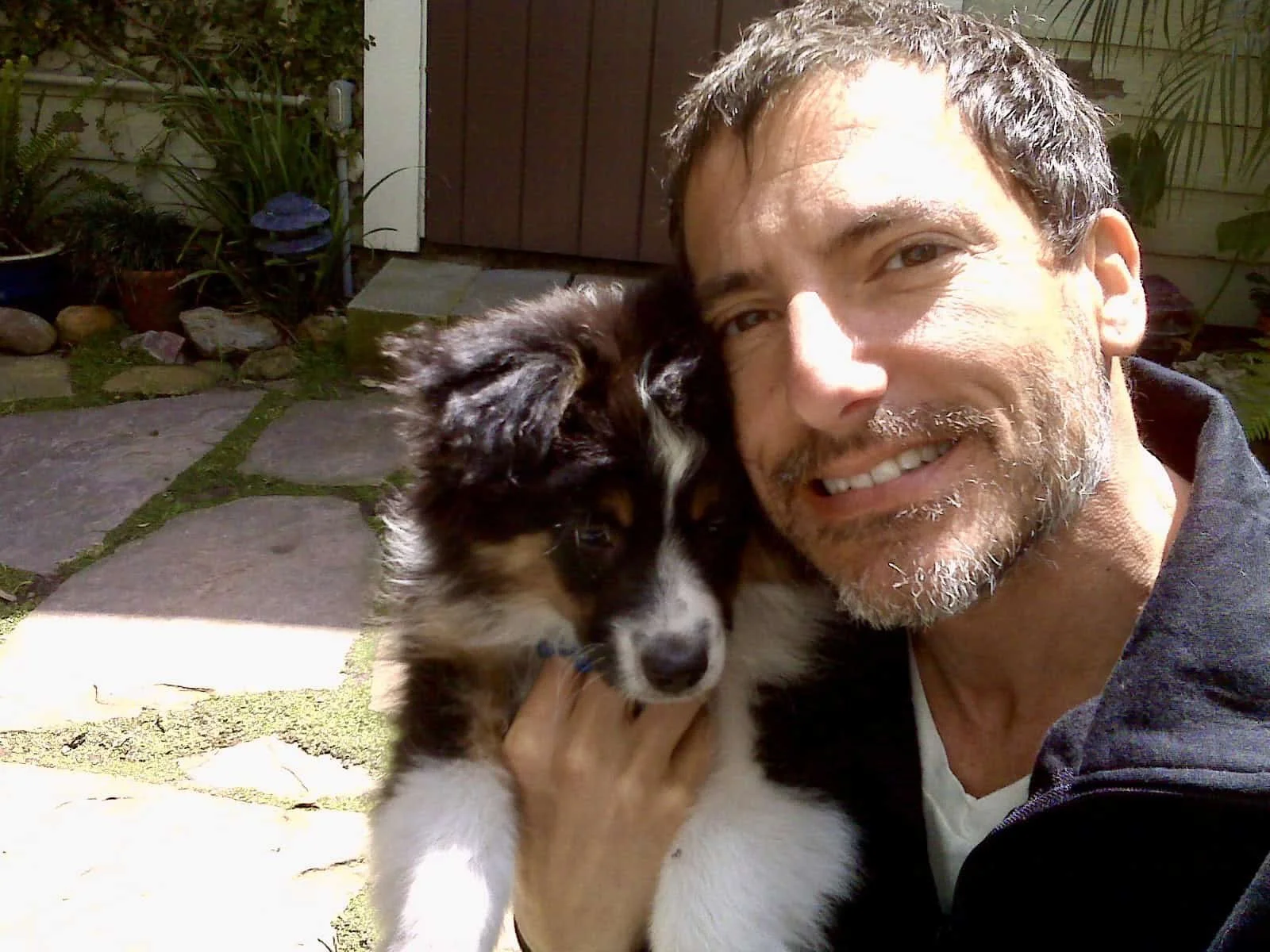 Milo as a small puppy in Venice, CA.