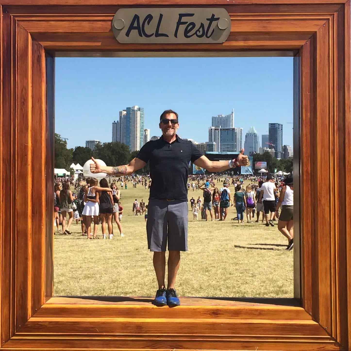 Framed up at the Austin City Limits Music Festival where I initiated and produced Honda’s participation for a decade.