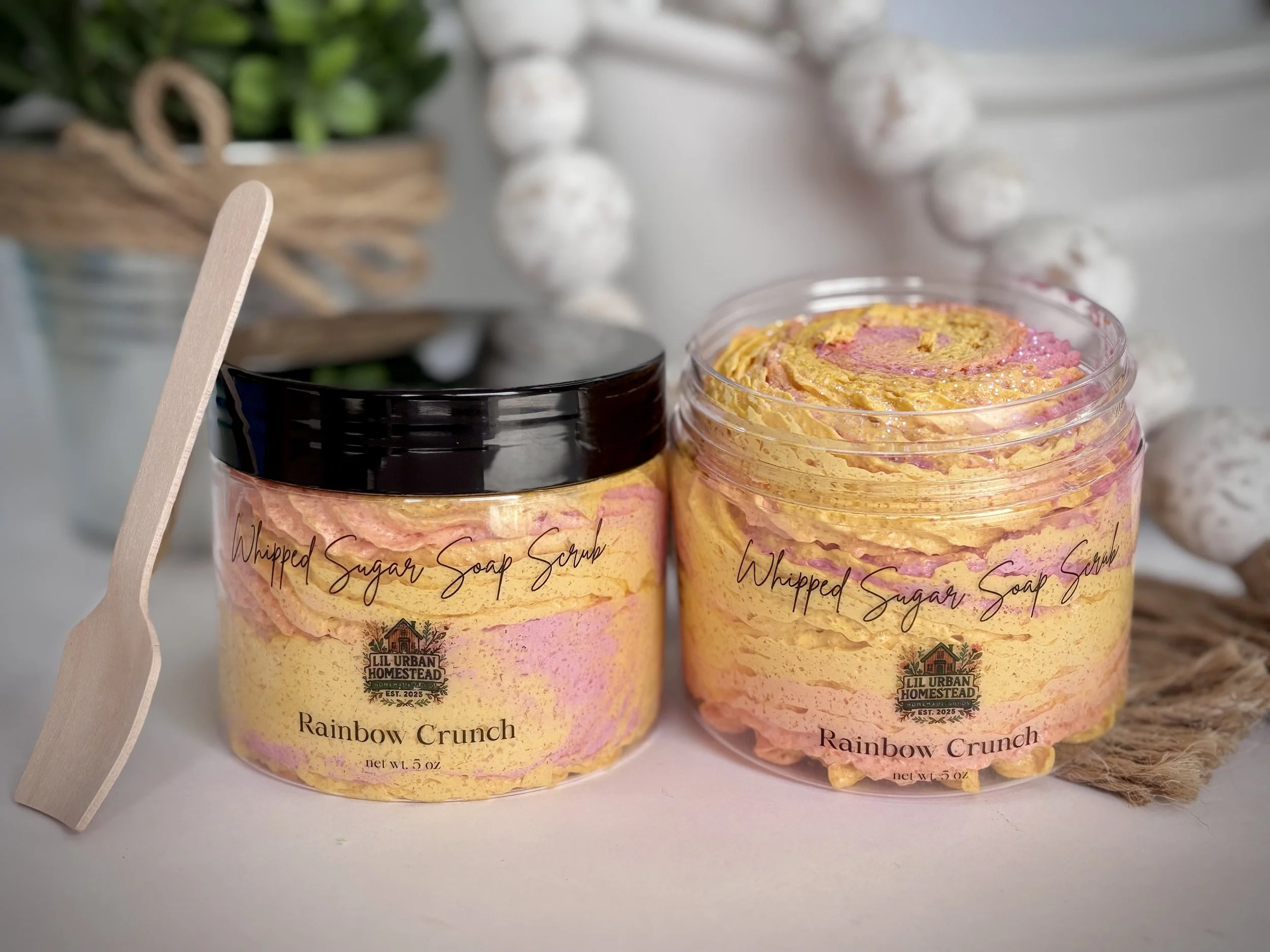 Whipped Sugar Soap Scrub - Rainbow Crunch