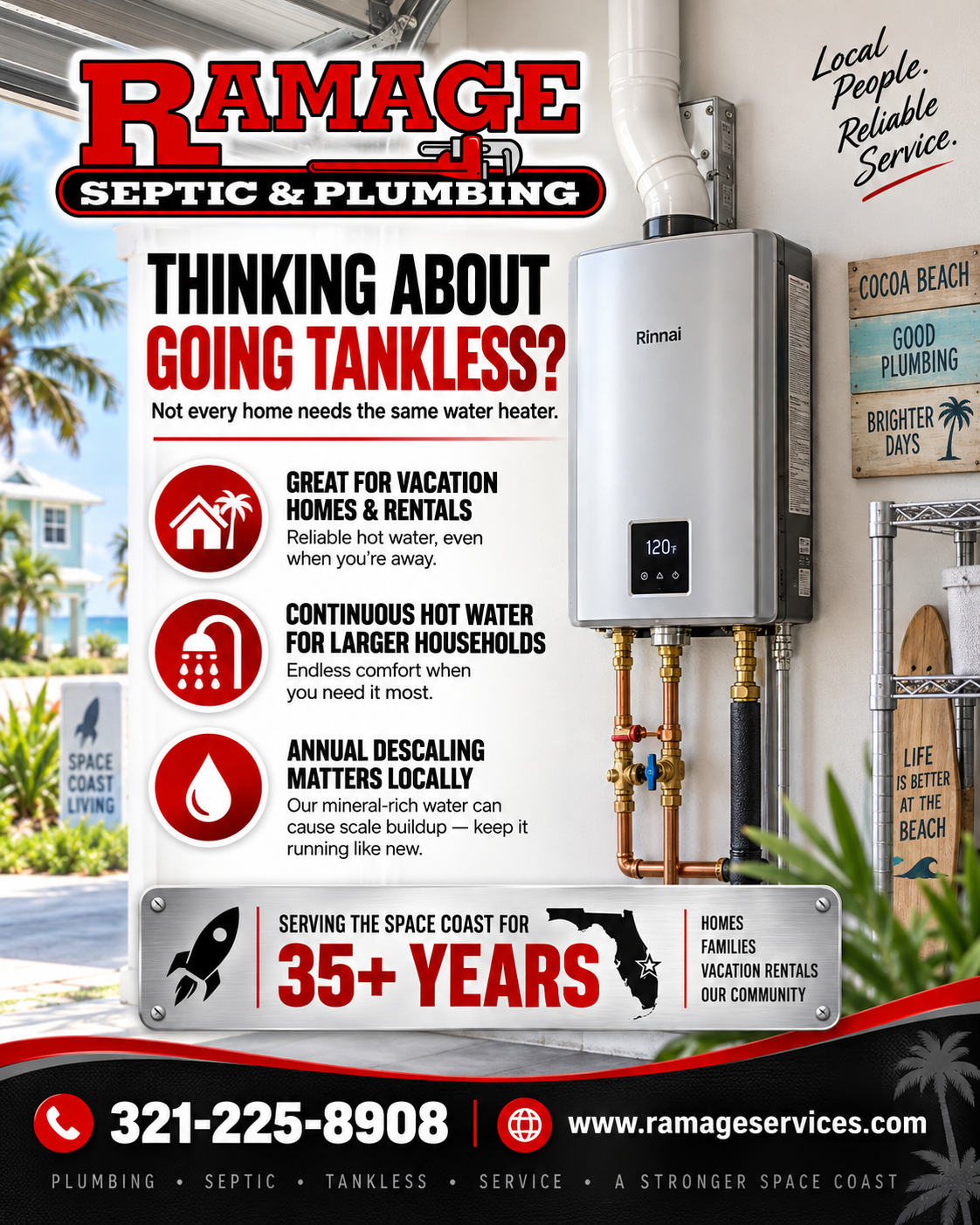 Tankless Water Heater Cocoa Beach FL | Upgrade Guide