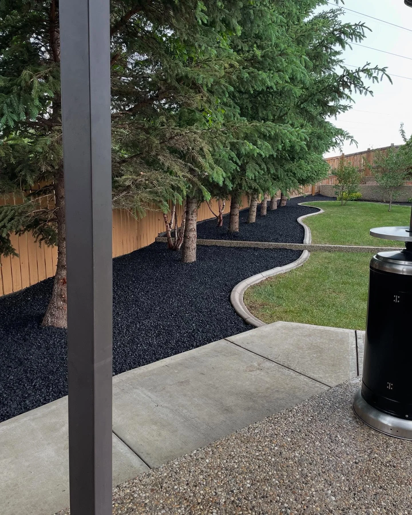 Sod laying and concrete edging👷‍♂️ B&E General Contracting #HomeRenovation #Landscaping #DreamHome #edmonton #yeg