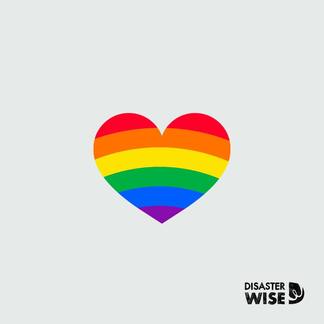 🏳️&zwj;🌈 June is Pride Month. A time to commemorate the global movement for LGBTQIA+ equality and liberation, and to celebrate the LGBTQIA+ communities.

Disasters often amplify existing inequalities, and  LGBTIQA+ communities are disproportionatel