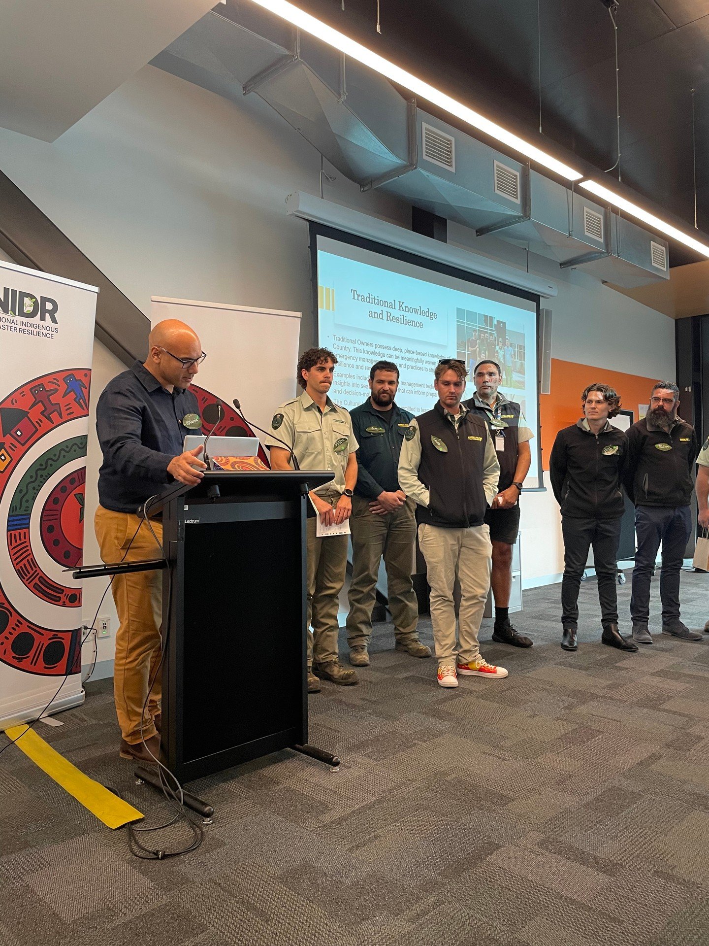🍃 On the 30th of May, the DisasterWISE team attended the Victorian Policy Roundtable on Aboriginal Disaster Resilience in Naarm/Melbourne, hosted by our colleagues at National Indigenous Disaster Resilience (NIDR). At the Roundtable, a pivotal senti