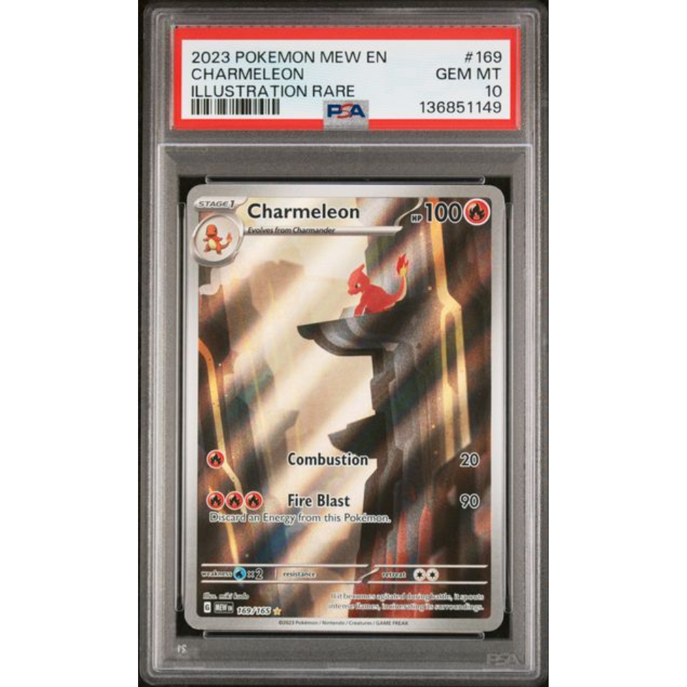 2023 Pokemon Eng 151 #169 Charmeleon IR PSA 10