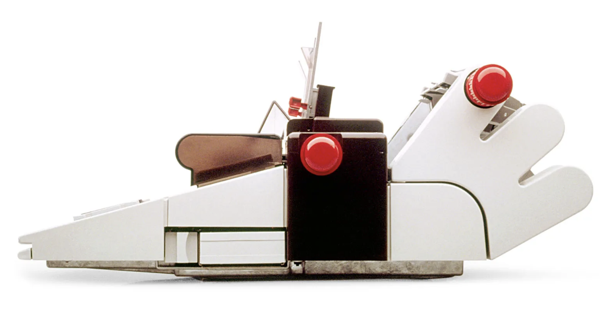 A4 Programmable Accounting Invoice machine designed by Mario Bellini for Olivetti. 1973