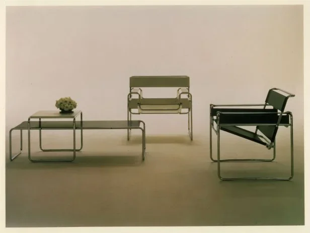 Marcel Breuer's Laccio and Wassily designs. Courtesy Knoll, Inc.