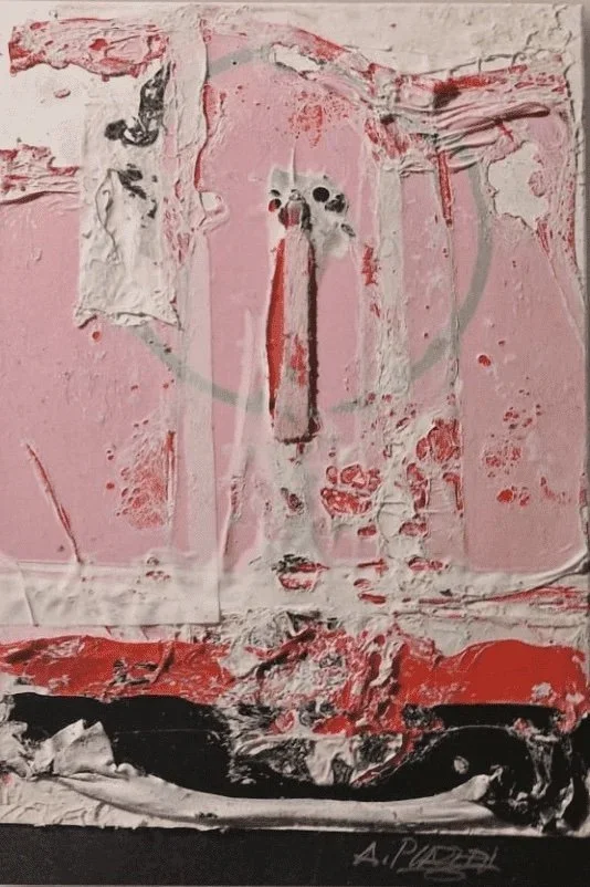 Adriano Piazzesi, early abstract artwork, 1944