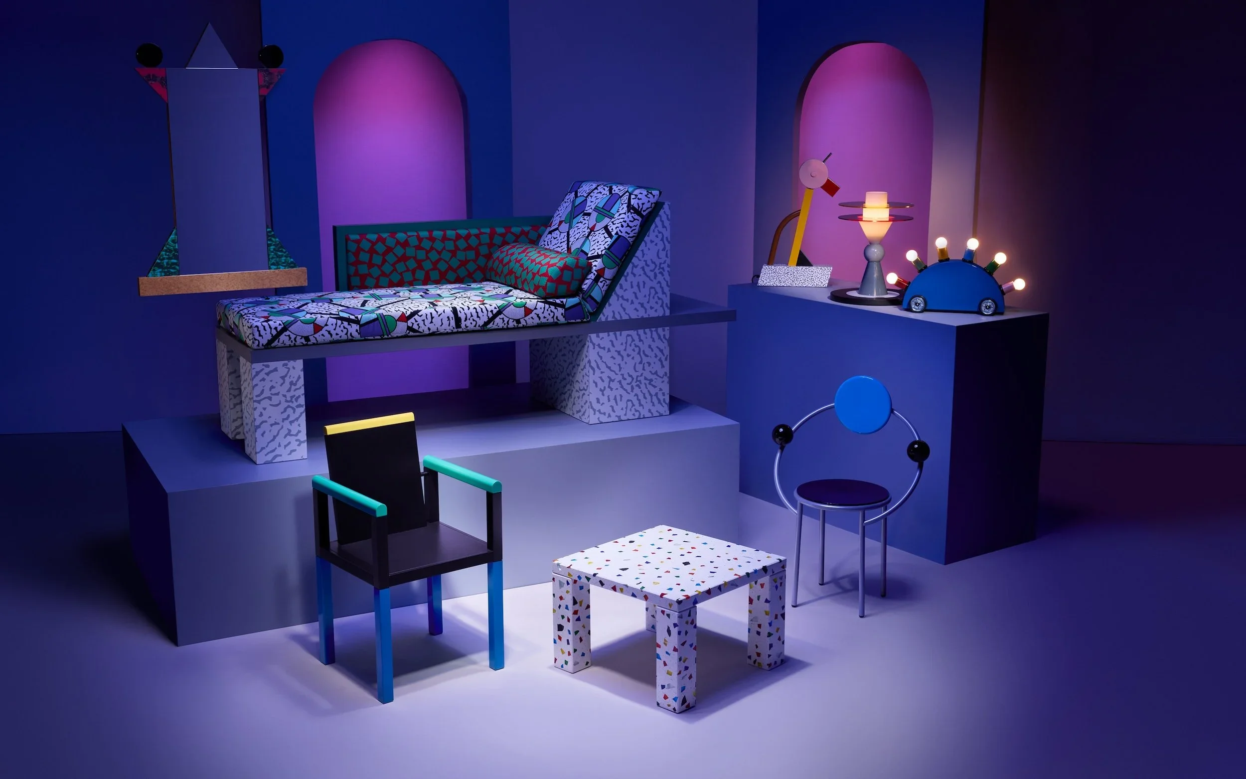 Memphis Group works, 2024. Photo by Neal Reiter curtesy of Walker Art Centre.