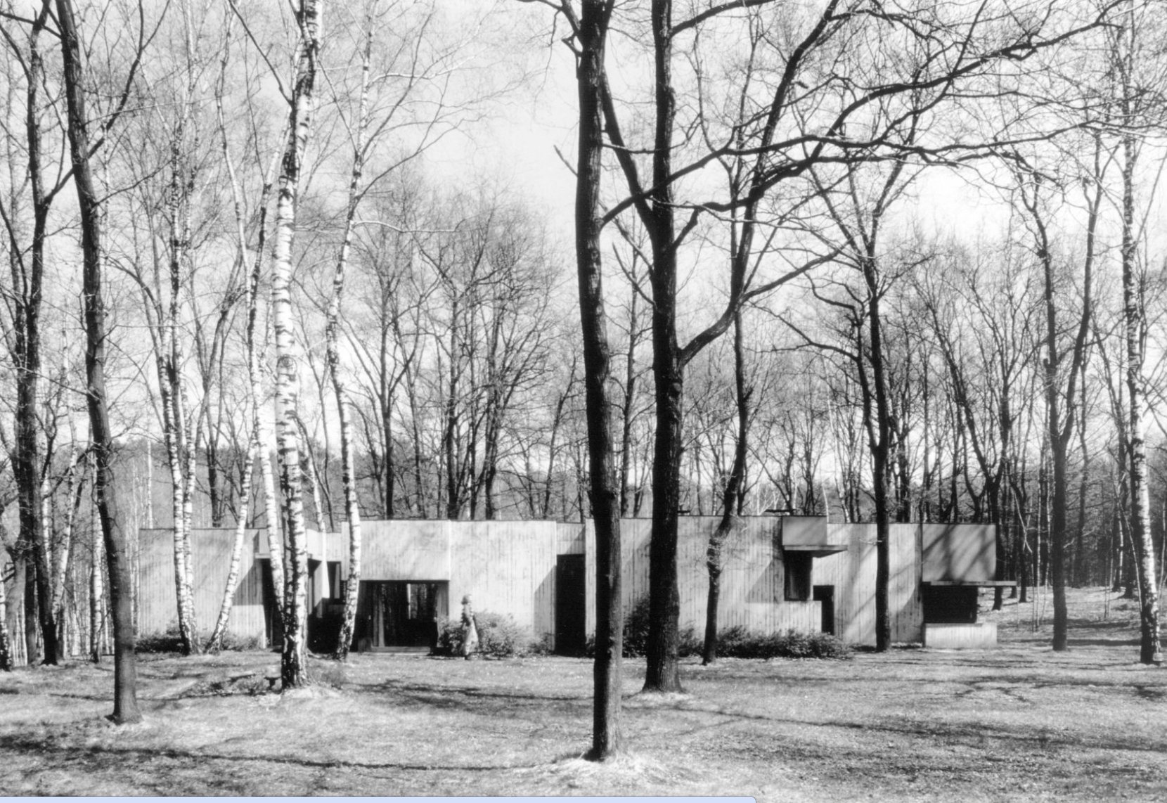 Casa nel bosco was built in 1969
