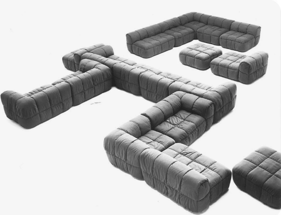 Cini Boeri strips sofa design history women biography 1970