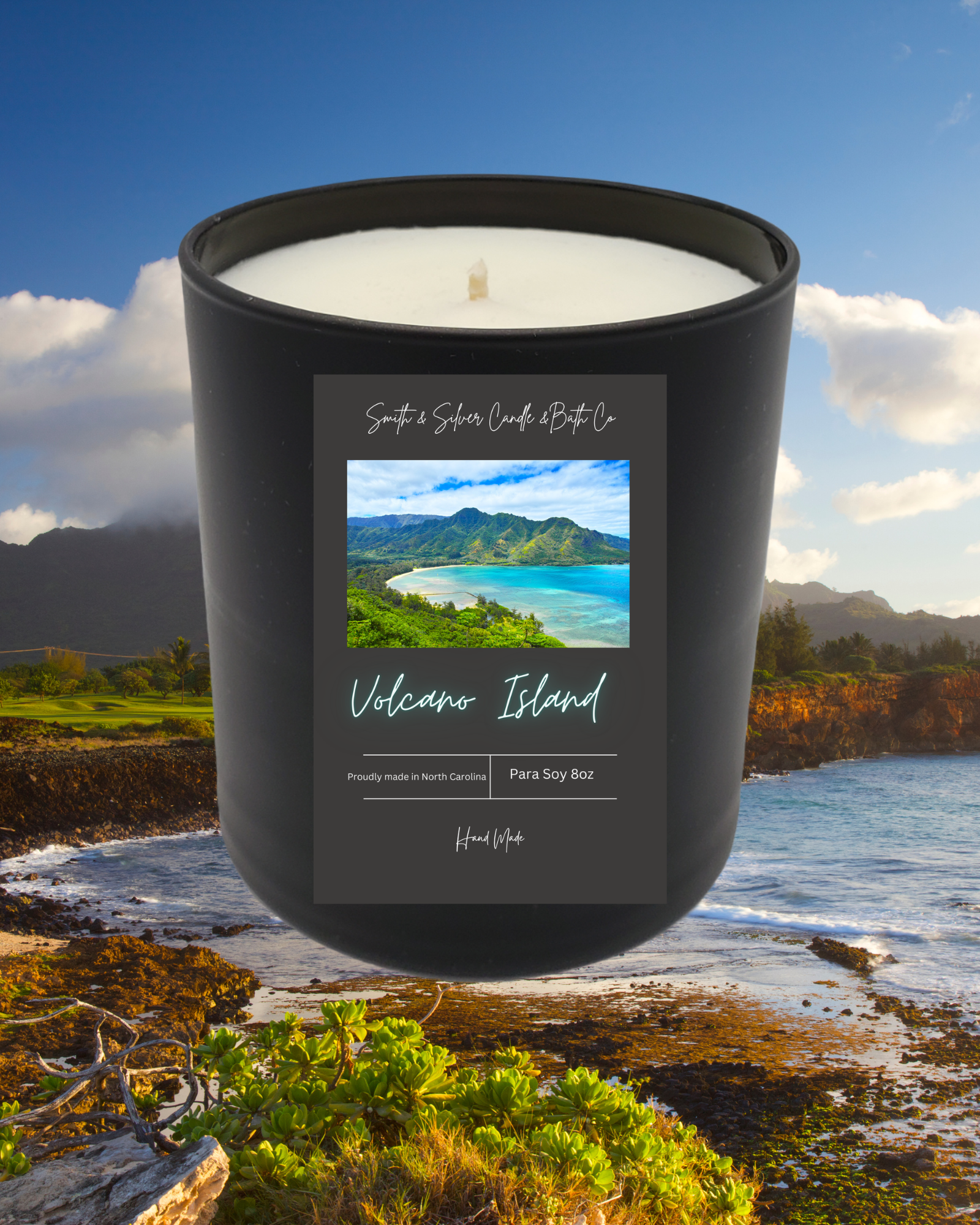 Volcano Island Candle