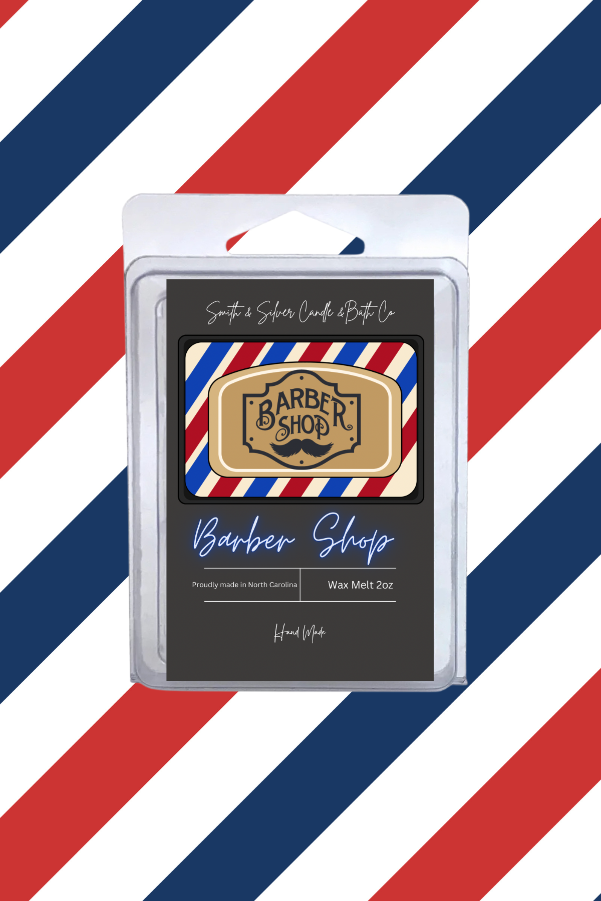 Barber Shop Wax Melts — Smith & Silver Candle & Bath Co.