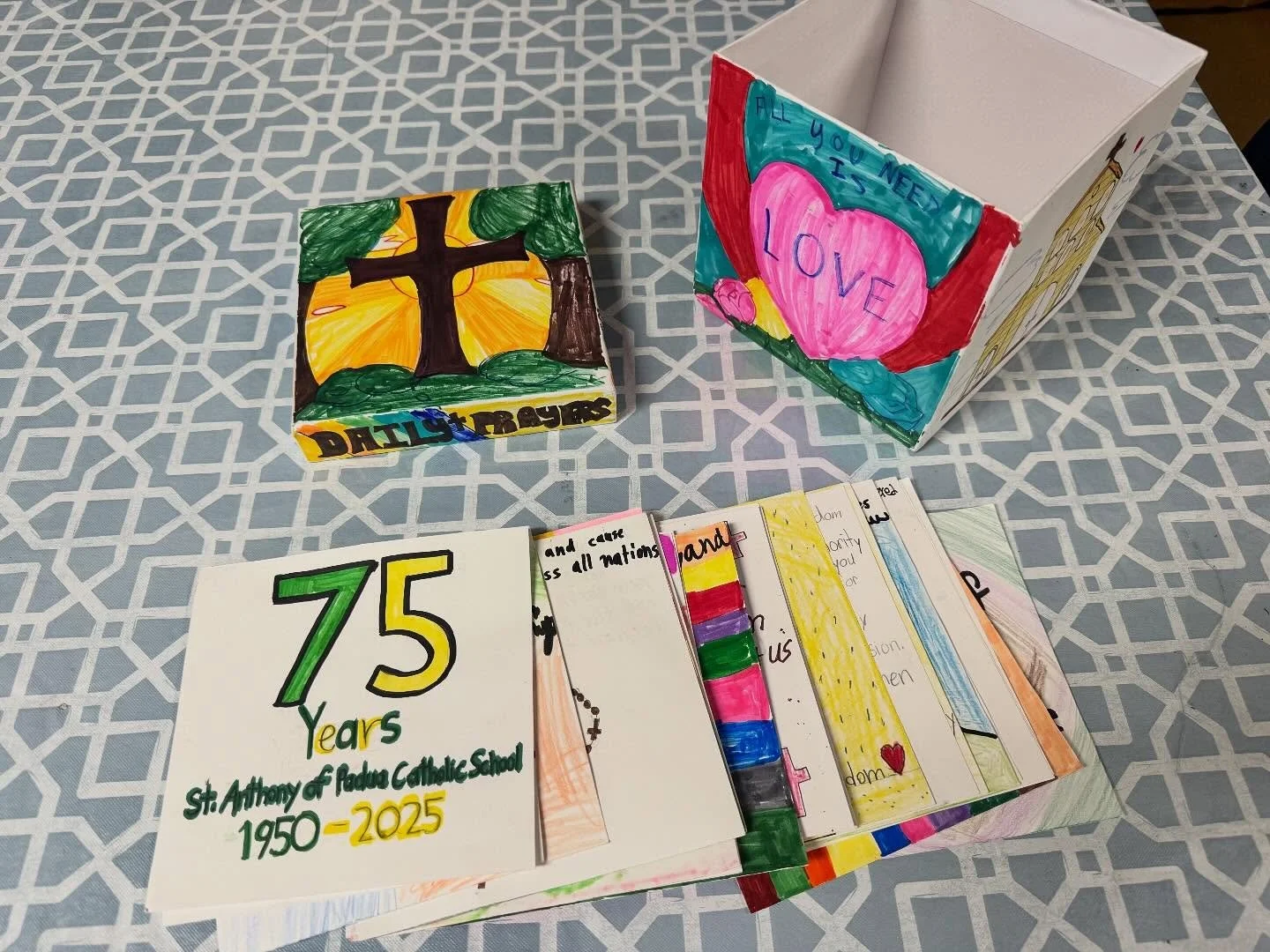 🎉 Jubilee Auction Sneak Peek! 🎉

Check out another featured item: Prayer Box &mdash; created by Ms. Lim&rsquo;s 5th and 6th Grade Class!

Get ready to bid big at our St. Anthony&rsquo;s 75th Jubilee Celebration on October 25th! All proceeds go towa