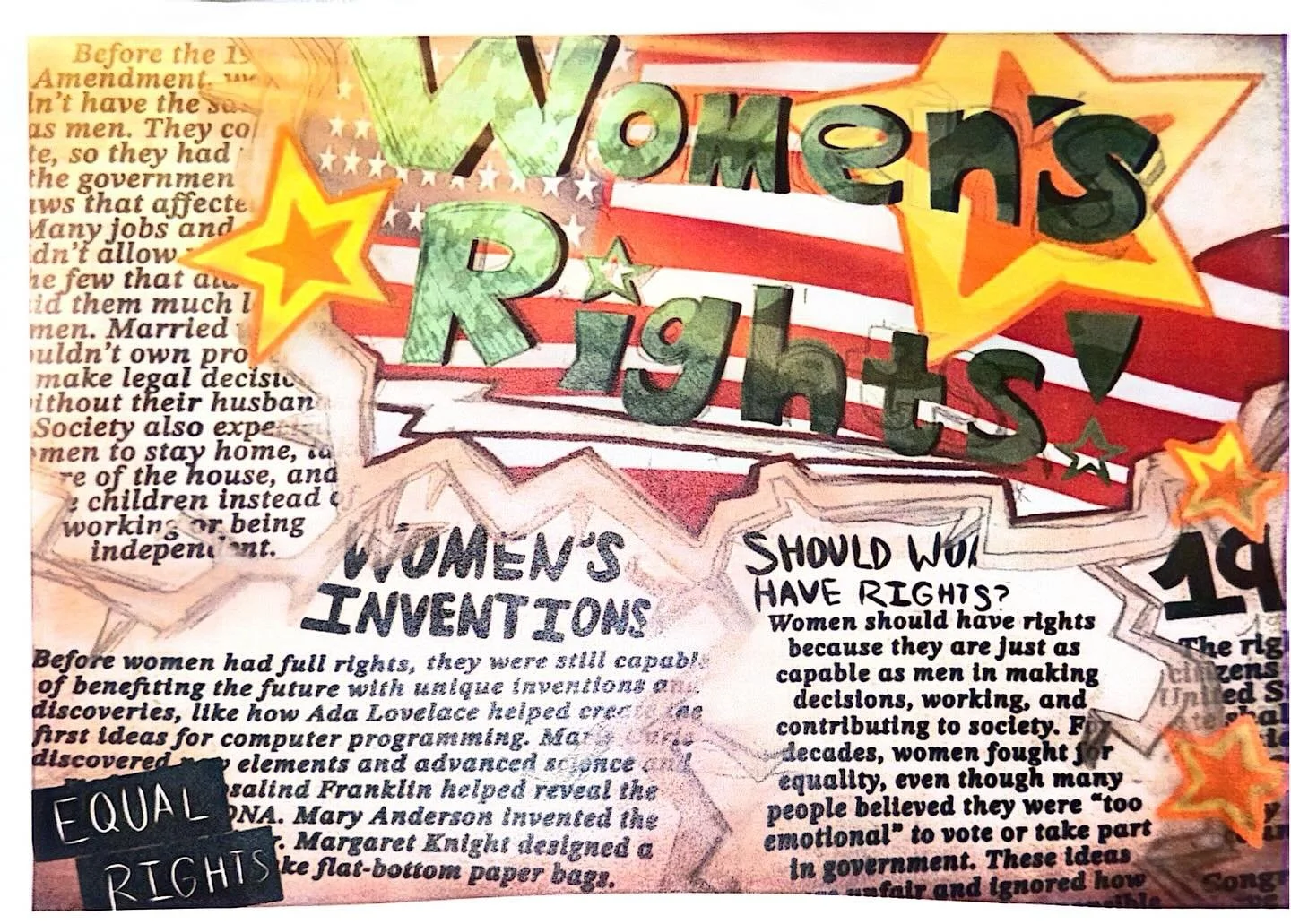 Our 8th graders have been learning about the fight for women&rsquo;s suffrage and created powerful posters advocating for women&rsquo;s right to vote&mdash;just as people did at the turn of the twentieth century. 💪🗳️
As they say, &ldquo;It&rsquo;s 