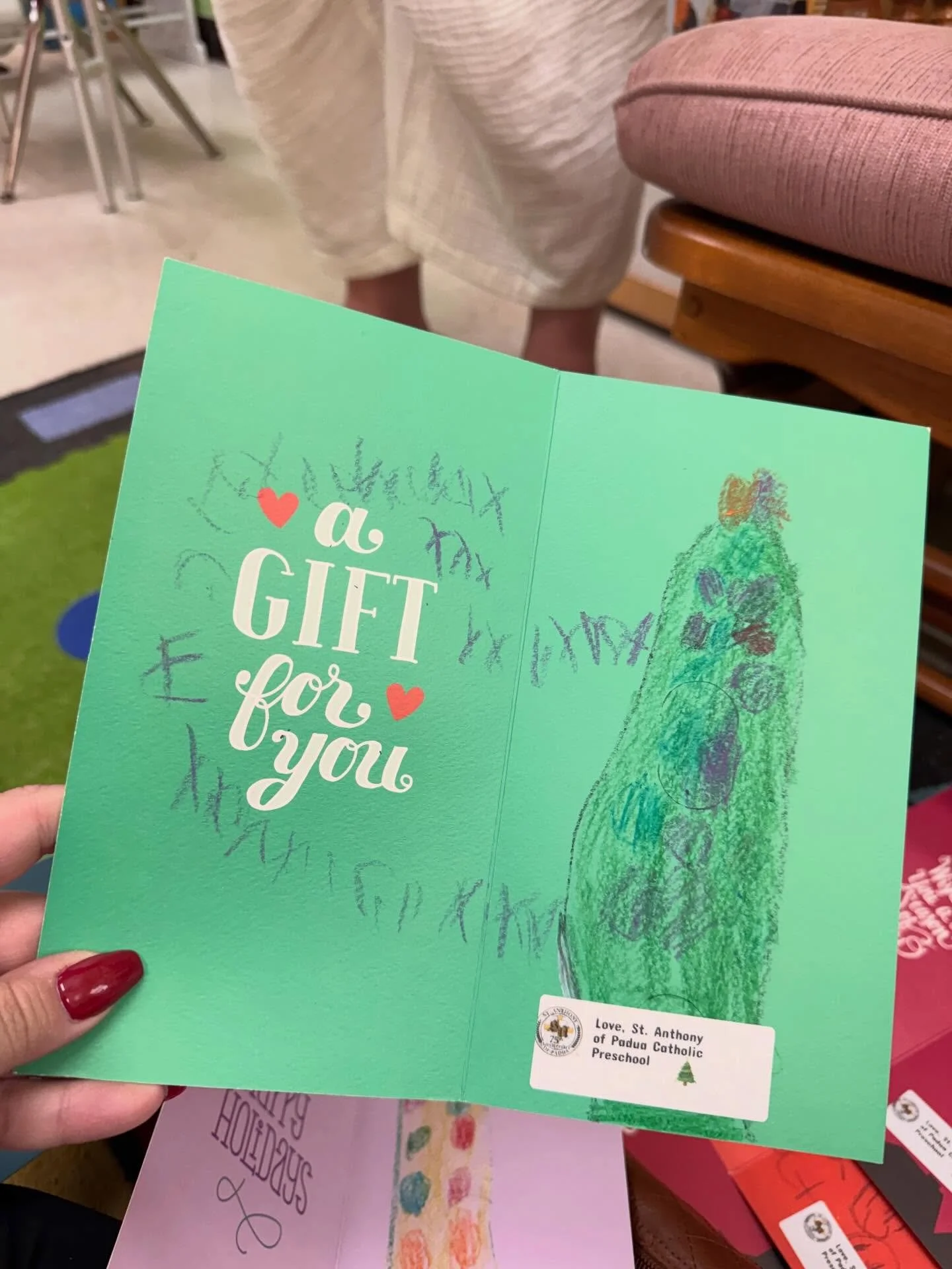 Making spirits bright! ✨
We loved watching our preschoolers pour love and creativity into Christmas cards for nursing home residents. ❤️🎄