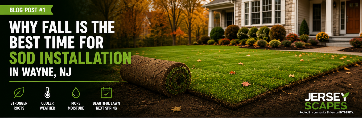 Why Fall Is the Best Time for Sod Installation in Wayne, NJ