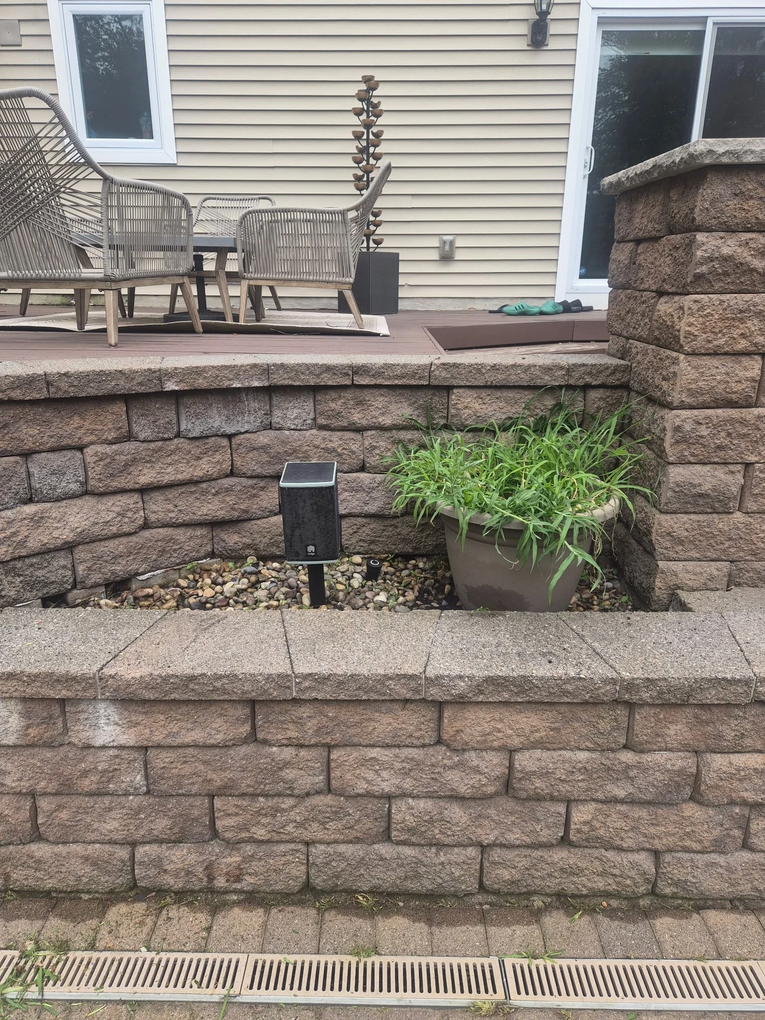 The beginning of the after photo, you can't imagine how clean this property looked when we were completely done with it! Done in Pompton Lakes, NJ