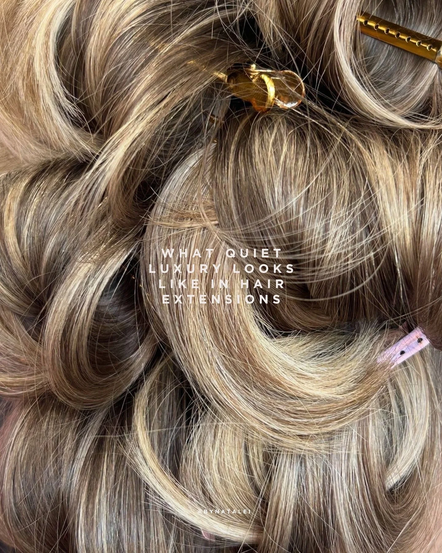 Quiet luxury isn&rsquo;t loud. It&rsquo;s the blend so seamless no one can tell where your hair ends and the extensions begin.

It&rsquo;s softness, movement, and depth &mdash; hair that feels like you, only elevated.
Rich tonal shades, raw texture, 