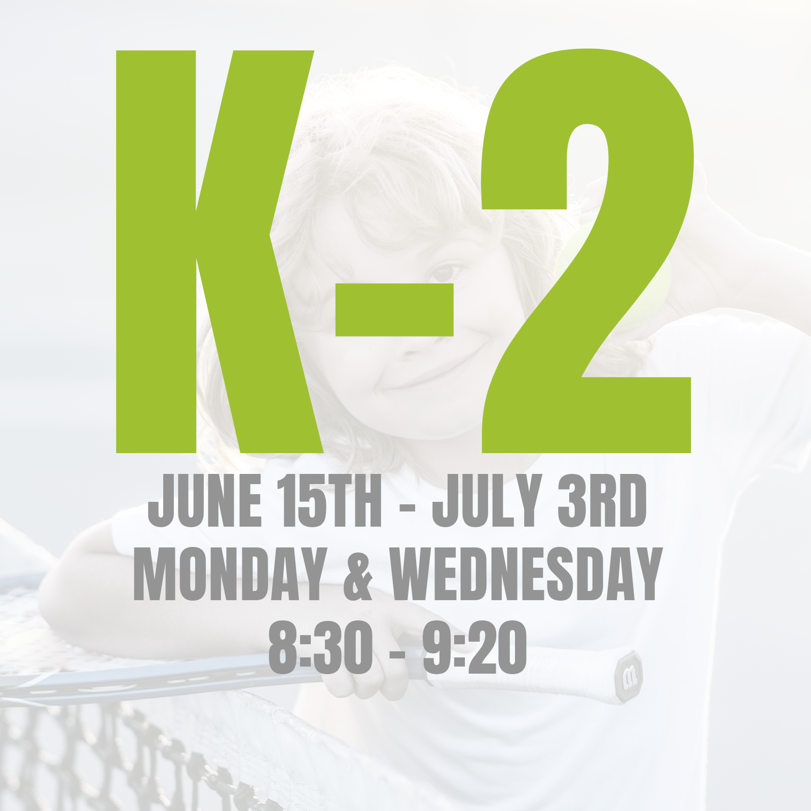 M/W Kindergarten - 2nd Grade