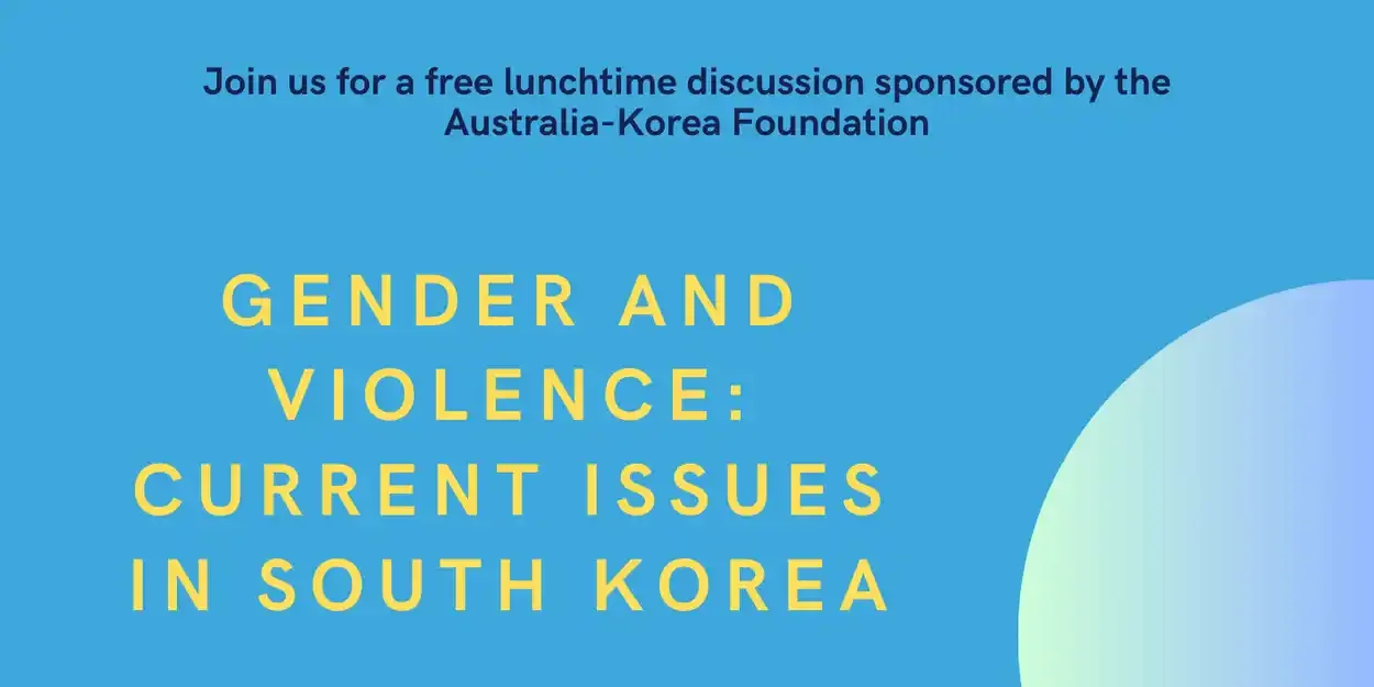 Gender and Violence: Current Issues in South Korea
