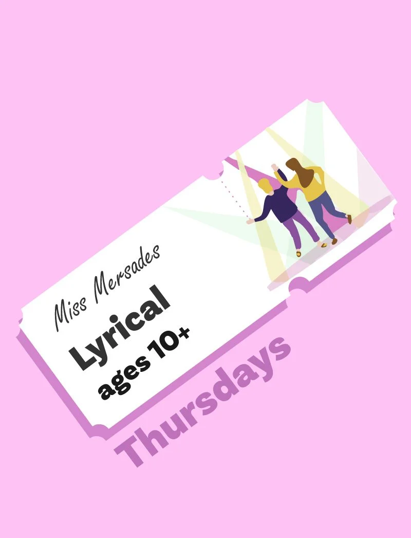 Lyrical (ages 10+) Thursday 6:00pm - 6:45pm