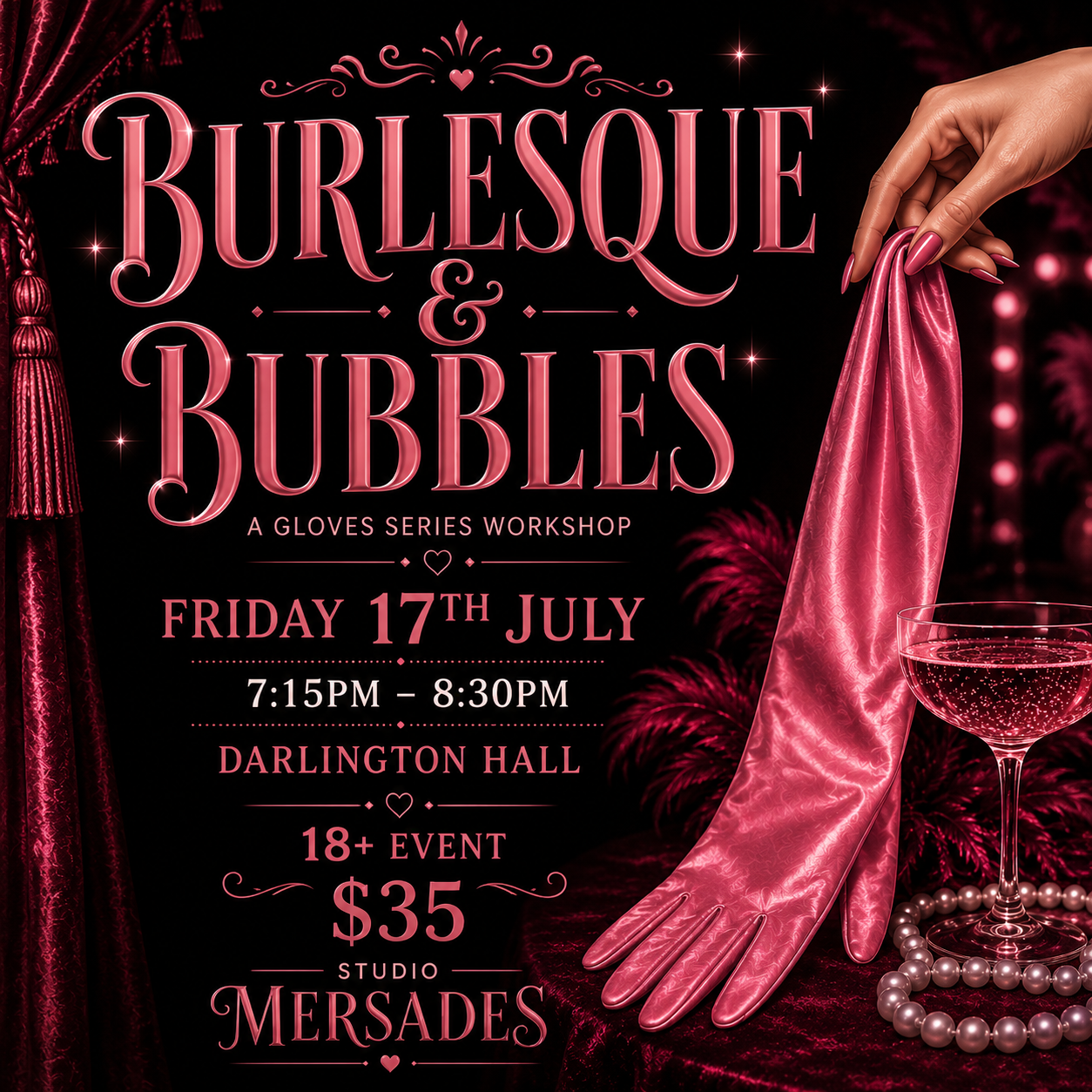 Burlesque & Bubbles Workshop (18+)