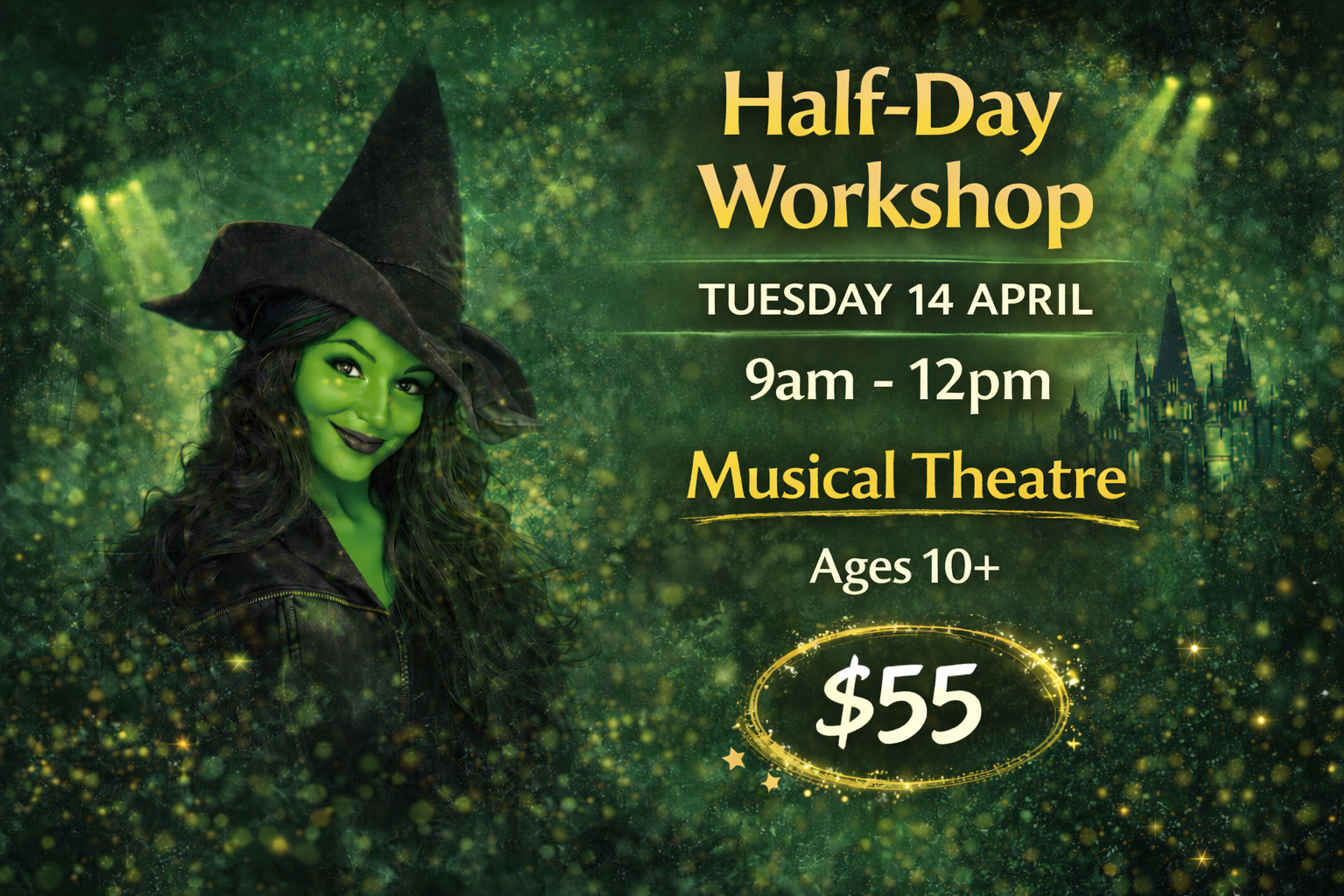 14/04/26 - Half Day 9am - 12pm - Ages 10+