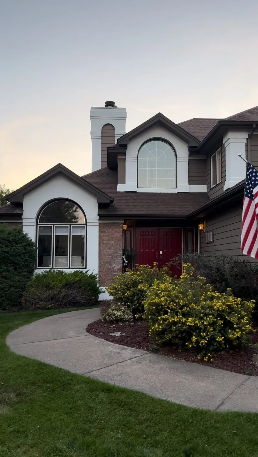 Exterior house repaint in Flathead Valley
