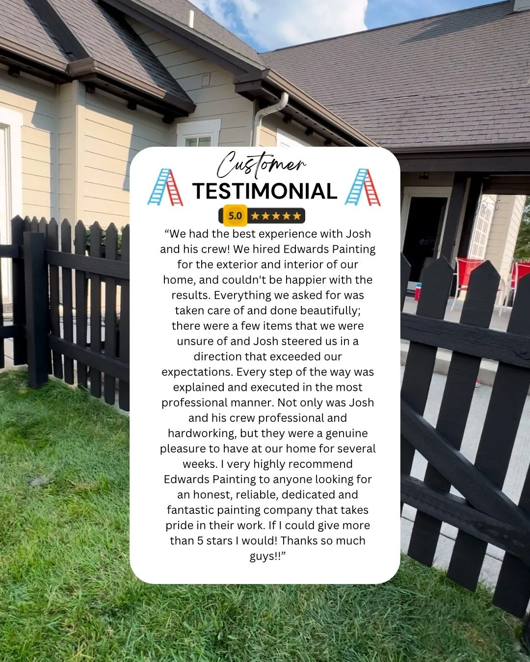 wooden fence dark stain