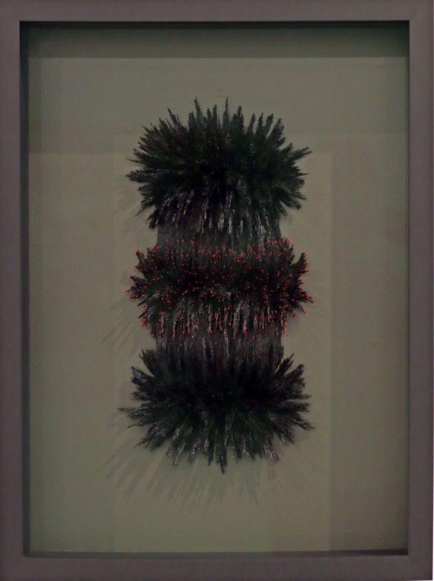Alex Chorny.
Untitled, 2024 (24-048)
magnetized mixed media on wood panel
23.5" x 17.5"
$2,000